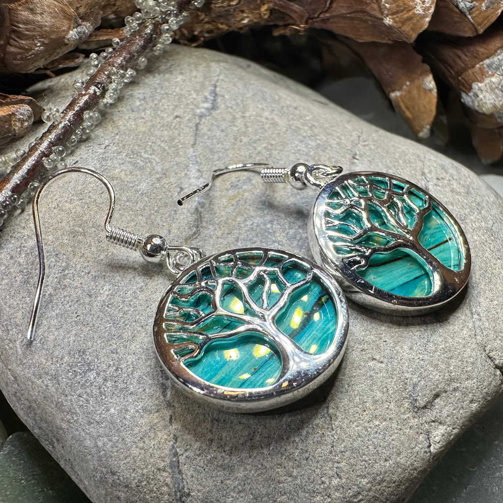 Heathergems Tree of Life Earrings from Scotland