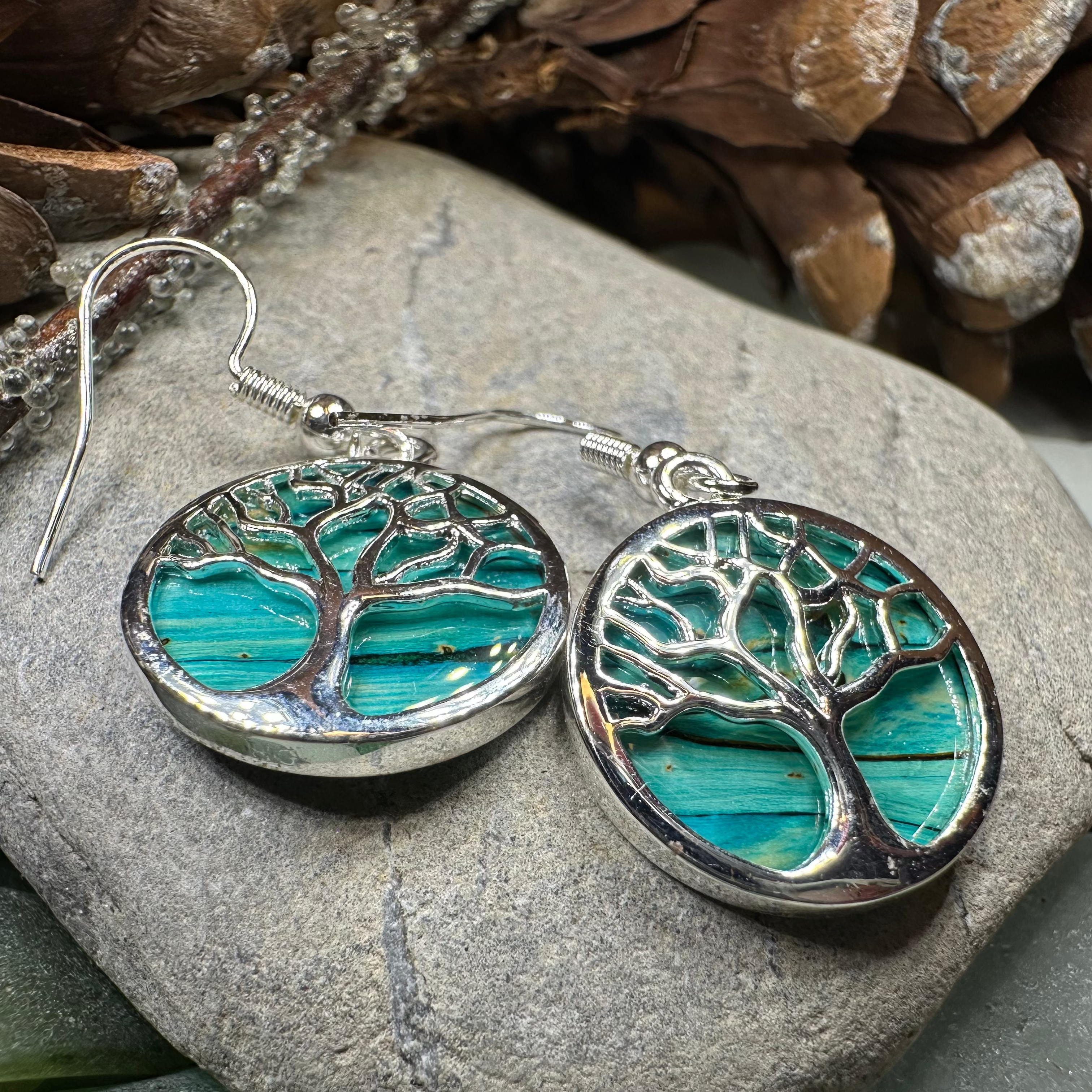 Heathergems Tree of Life Earrings from Scotland