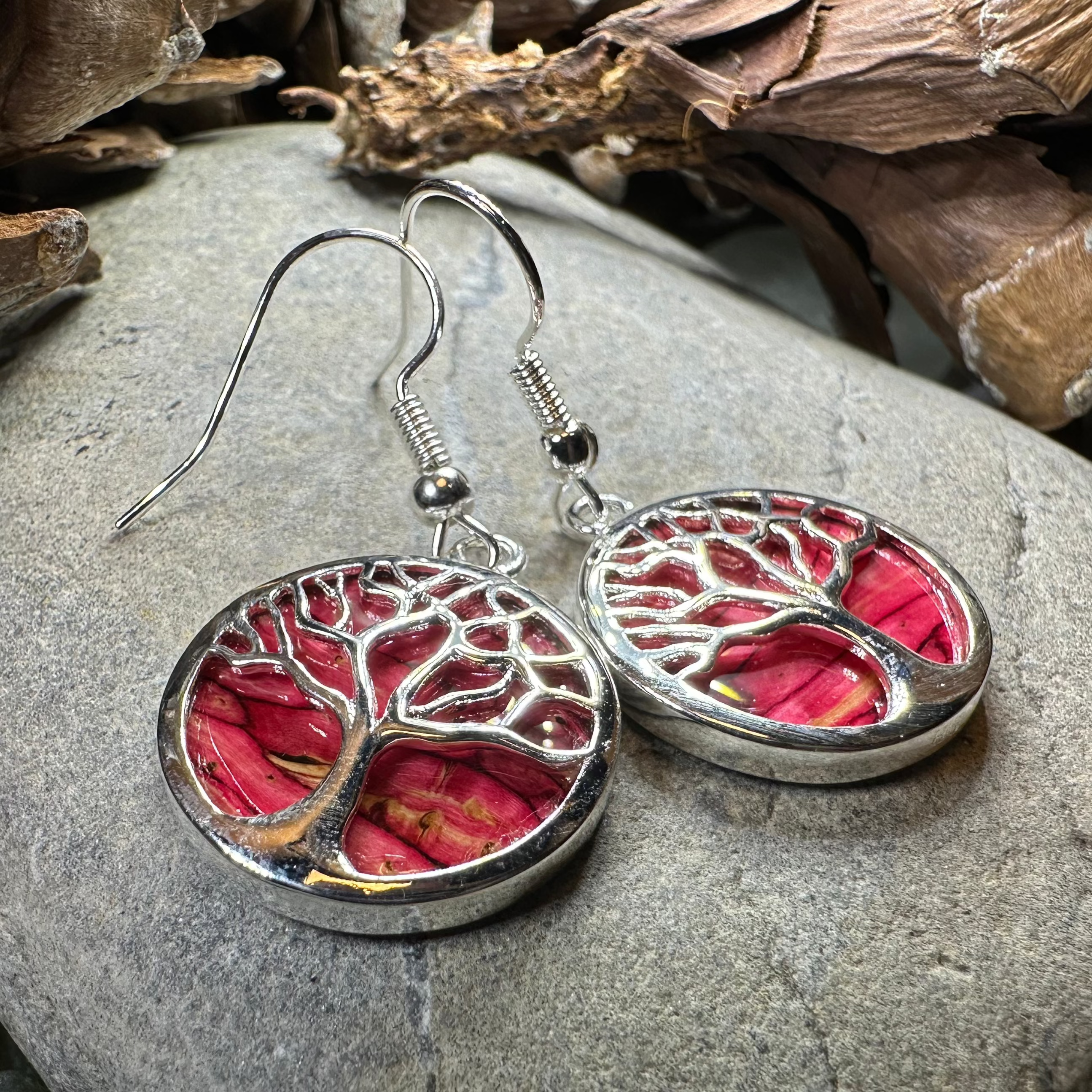 Heathergems Tree of Life Earrings from Scotland
