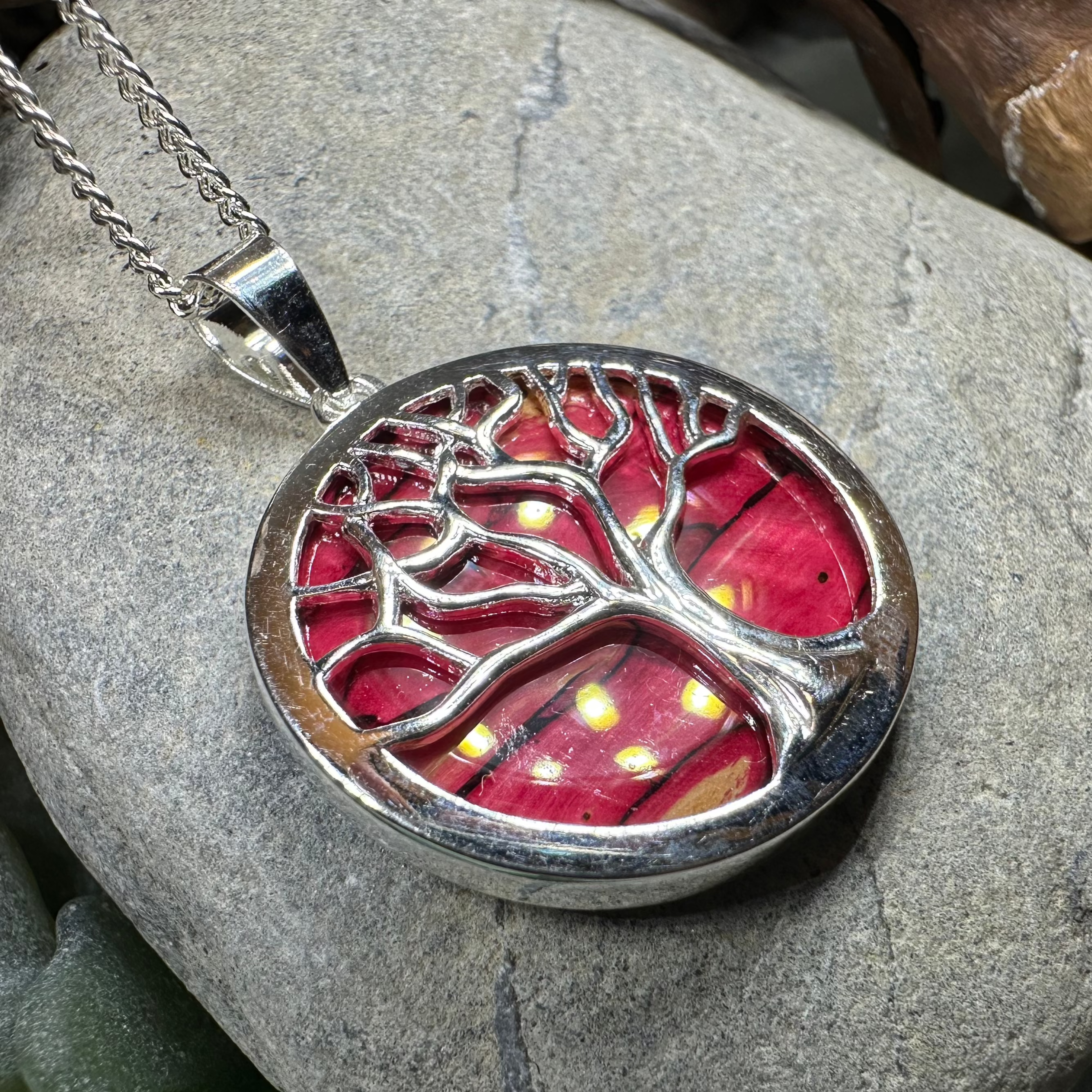 Heathergems Scottish Tree of Life Necklace - Handmade in Scotland