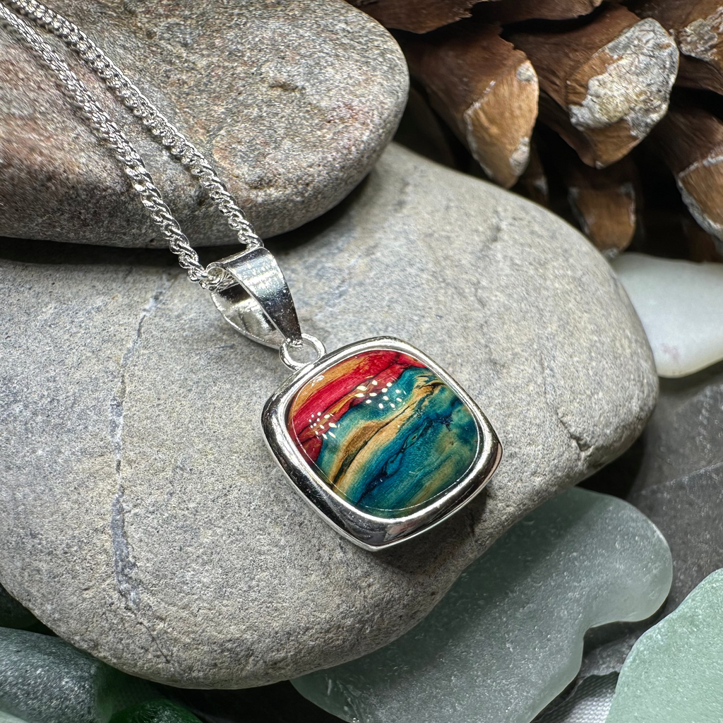 Mira Heathergems Celtic Necklace - Handmade in Scotland