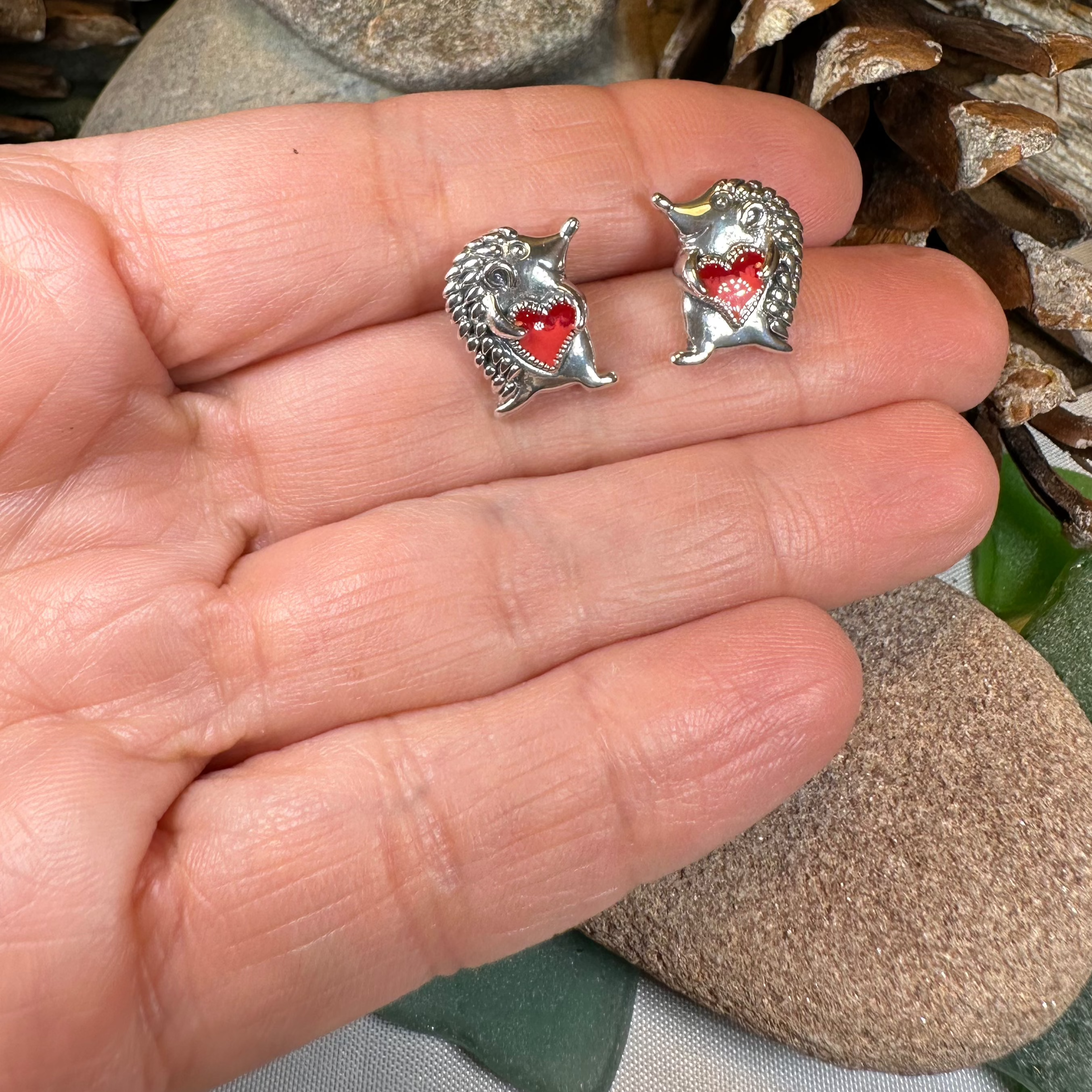 Hugs Hedgehog Earrings