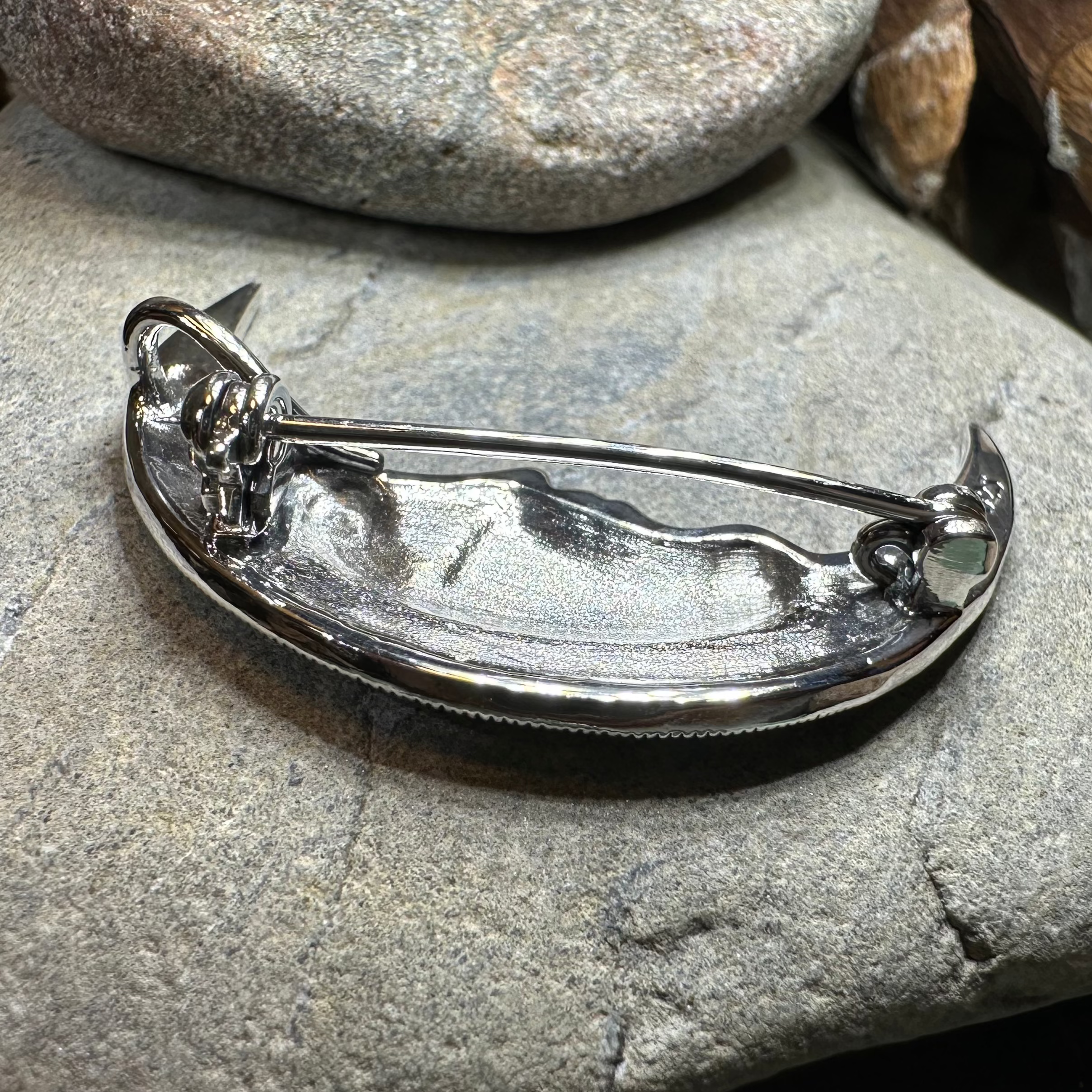 Midnight Goddess Moon Brooch