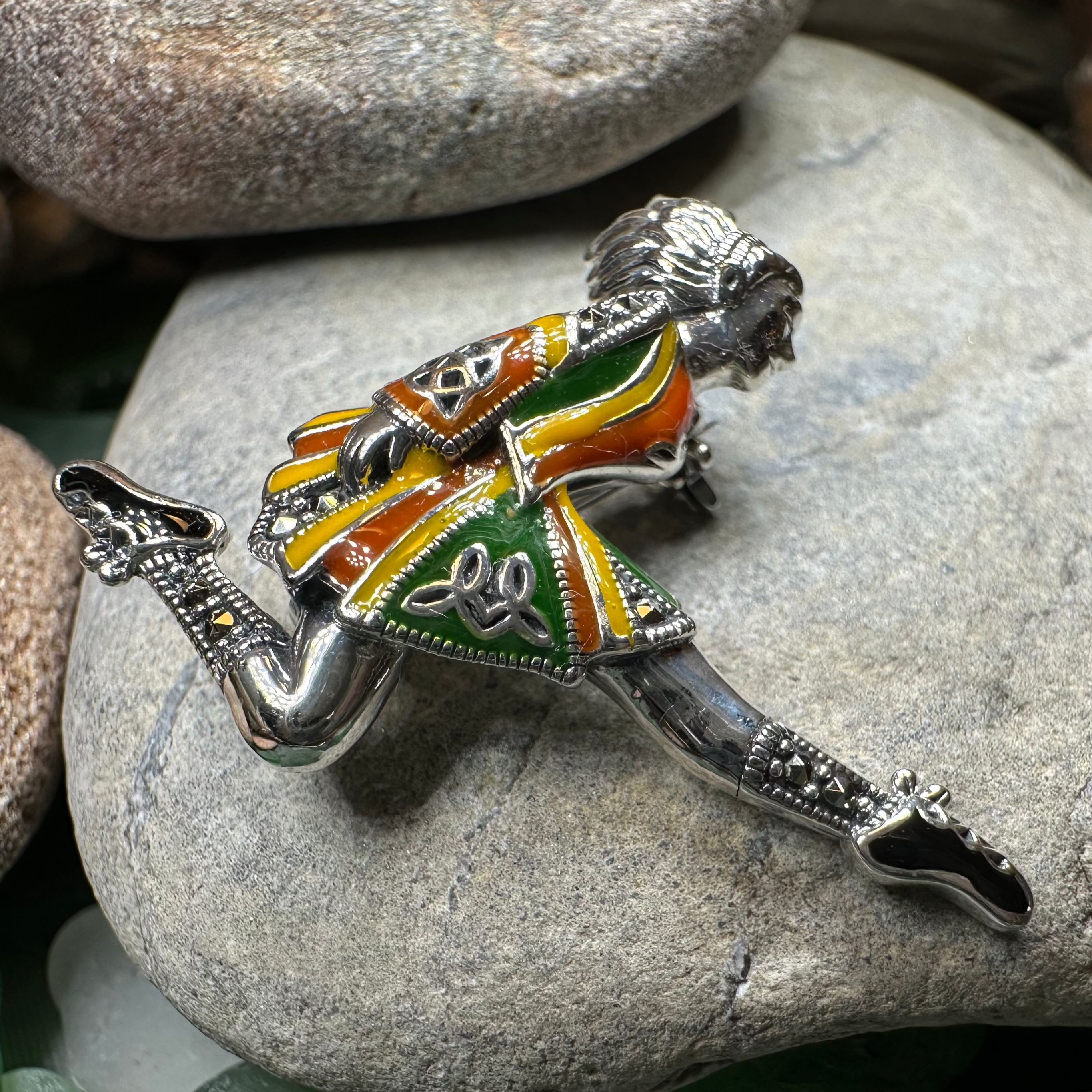 Traditional Irish Dancer Brooch for Women