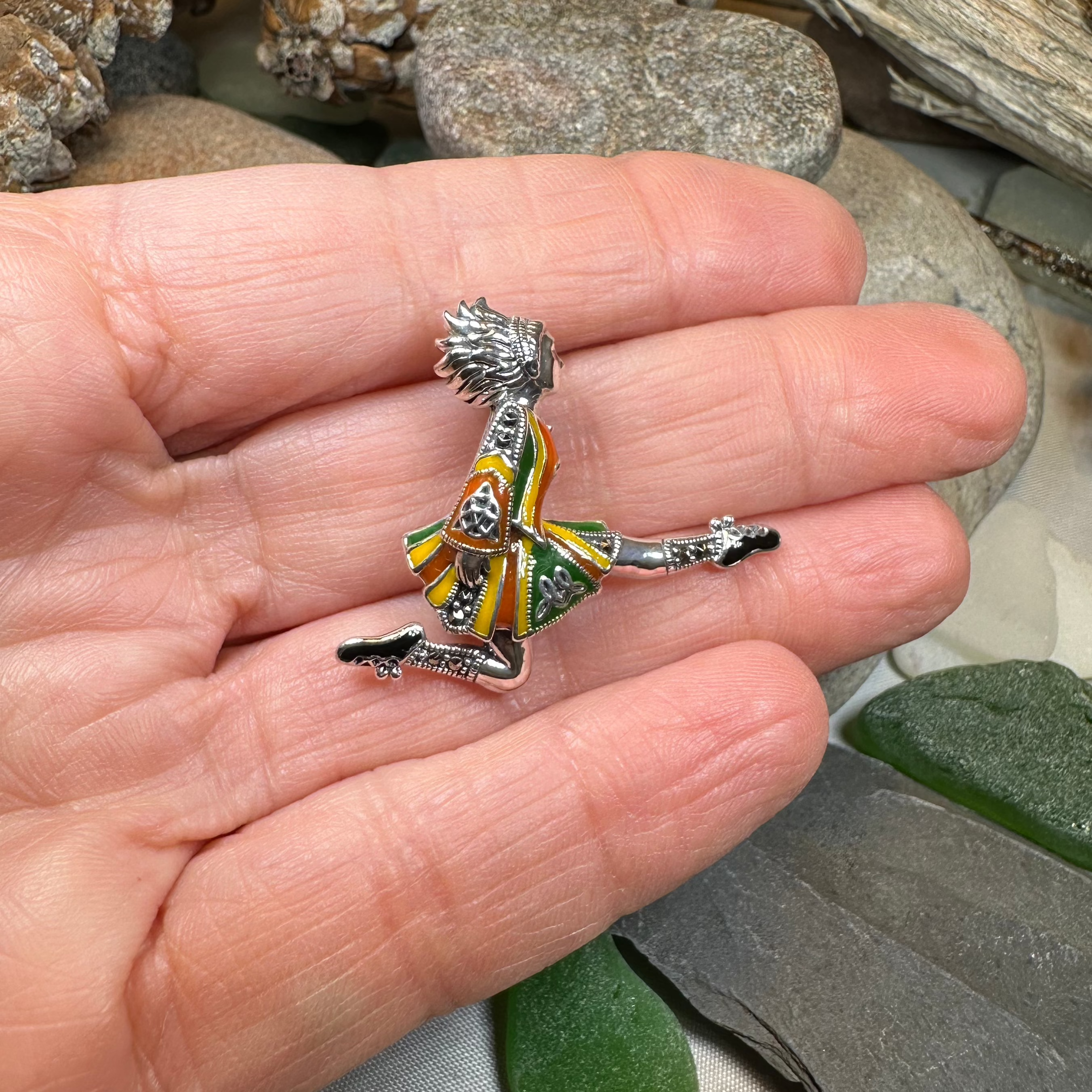Traditional Irish Dancer Brooch for Women