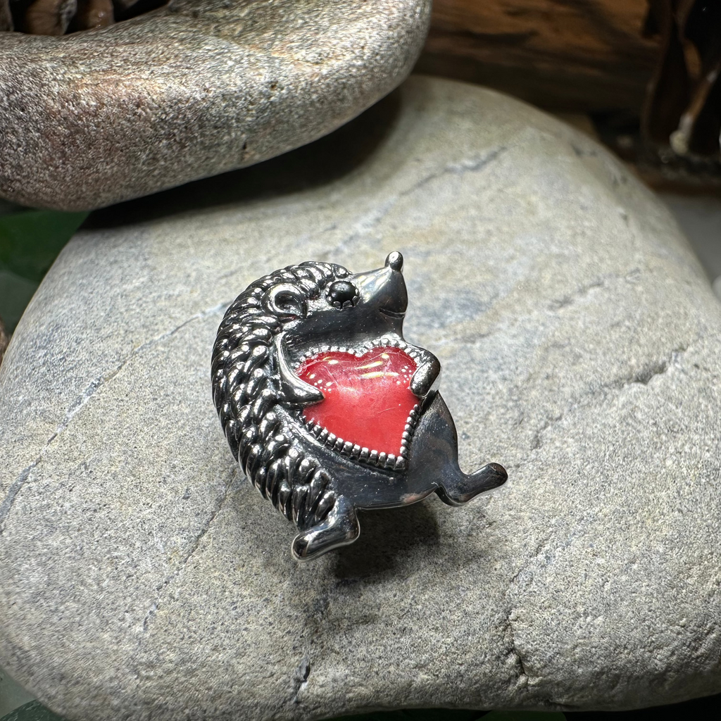 Hugs Hedgehog Pin