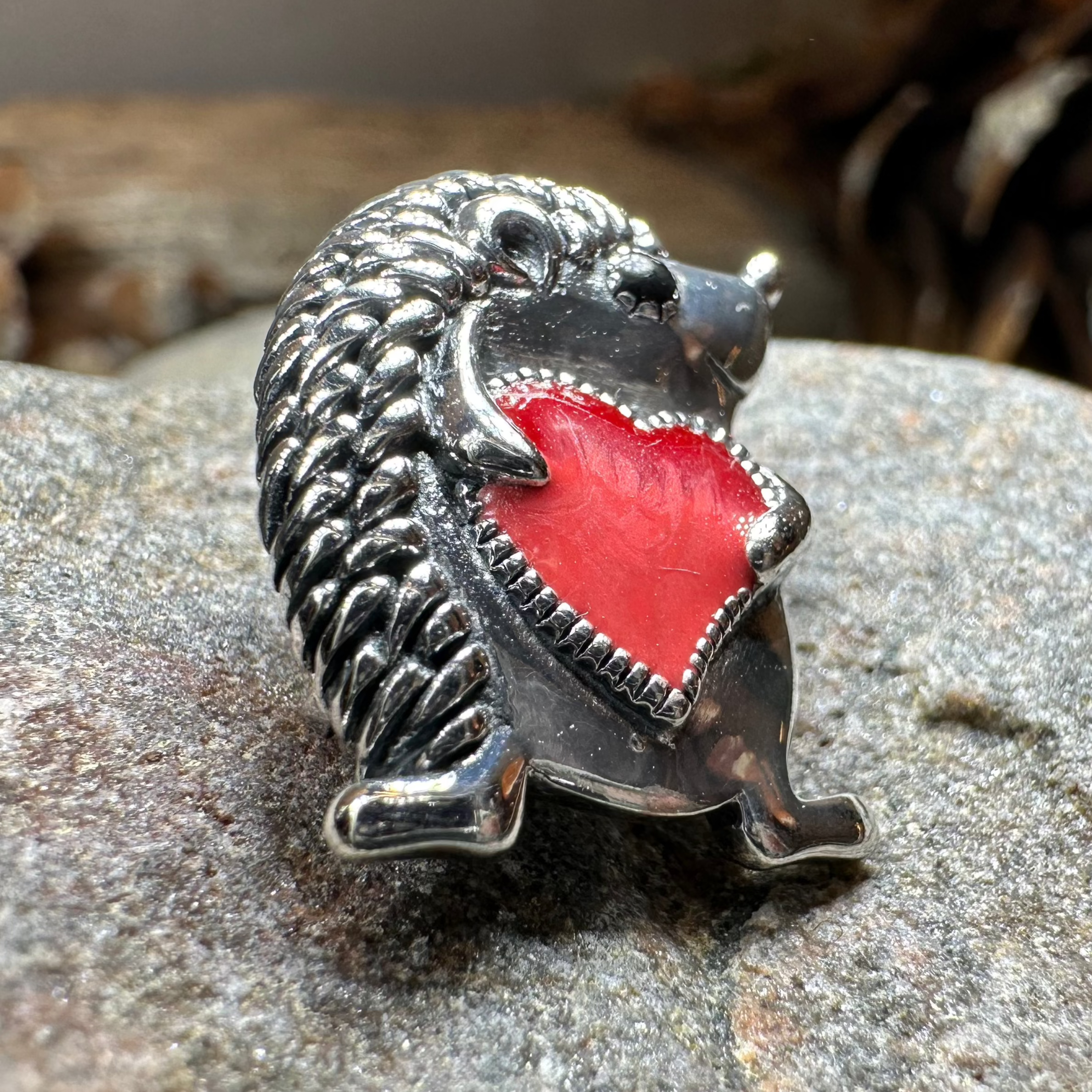 Hugs Hedgehog Pin