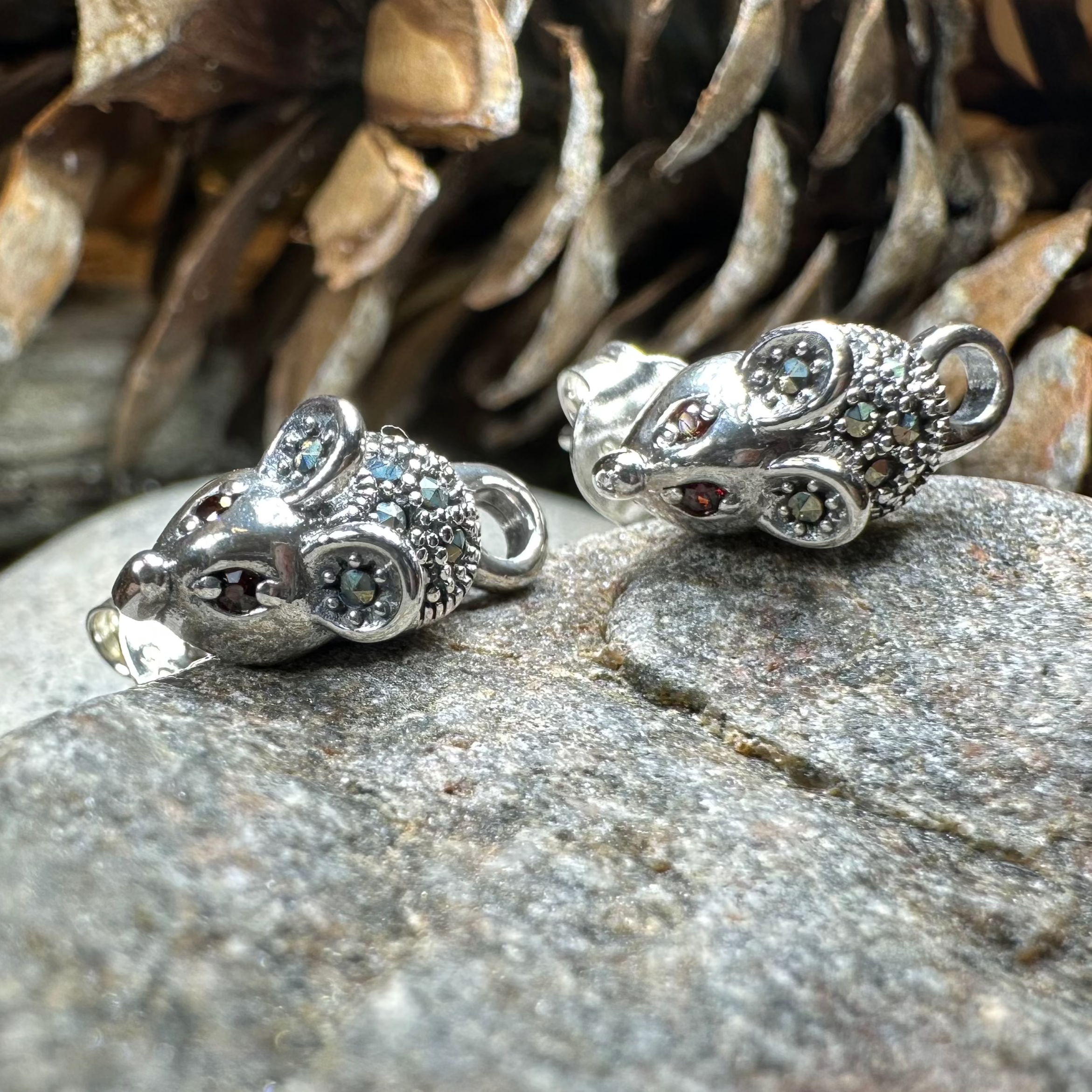 Sweet Little Mouse Post Earrings