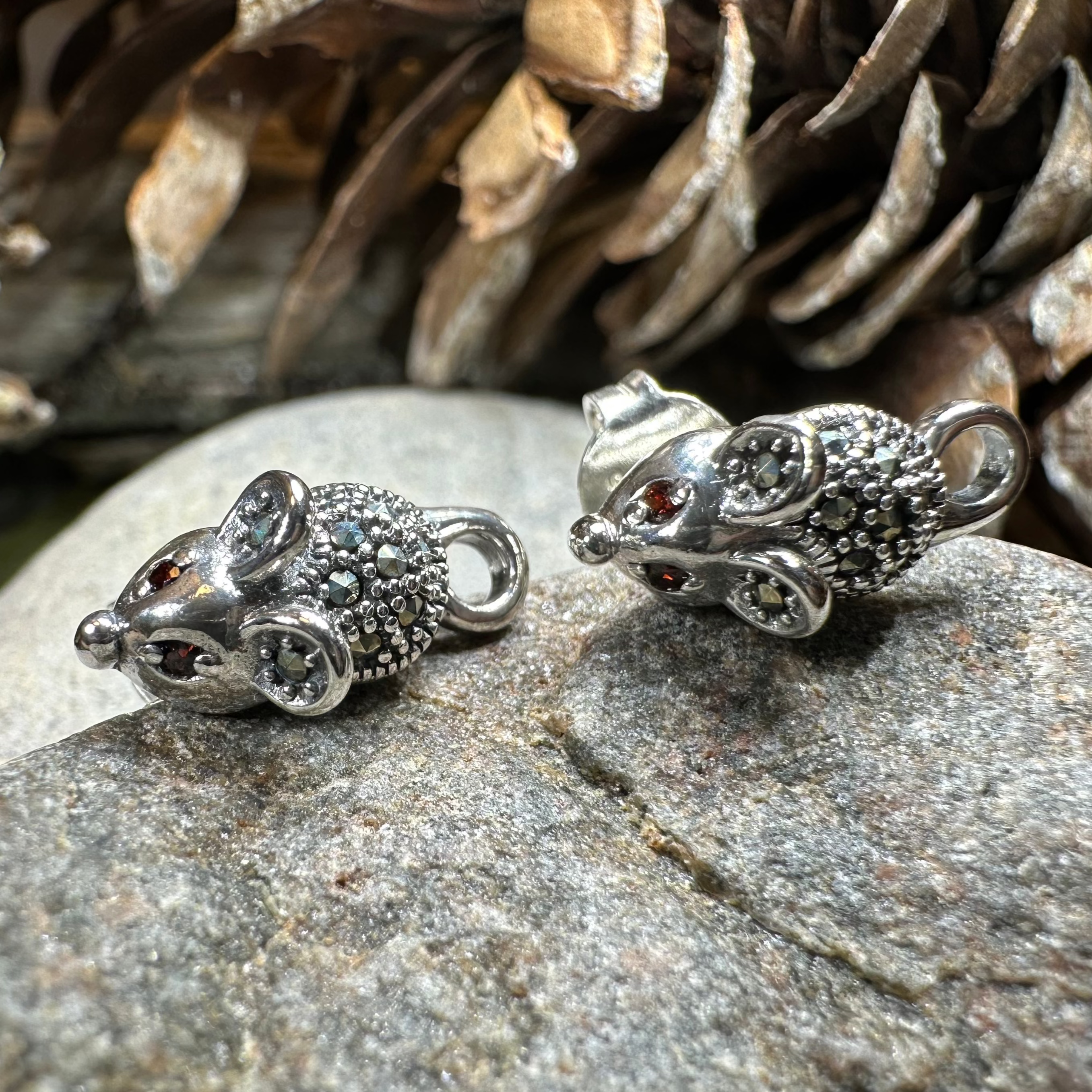 Sweet Little Mouse Post Earrings