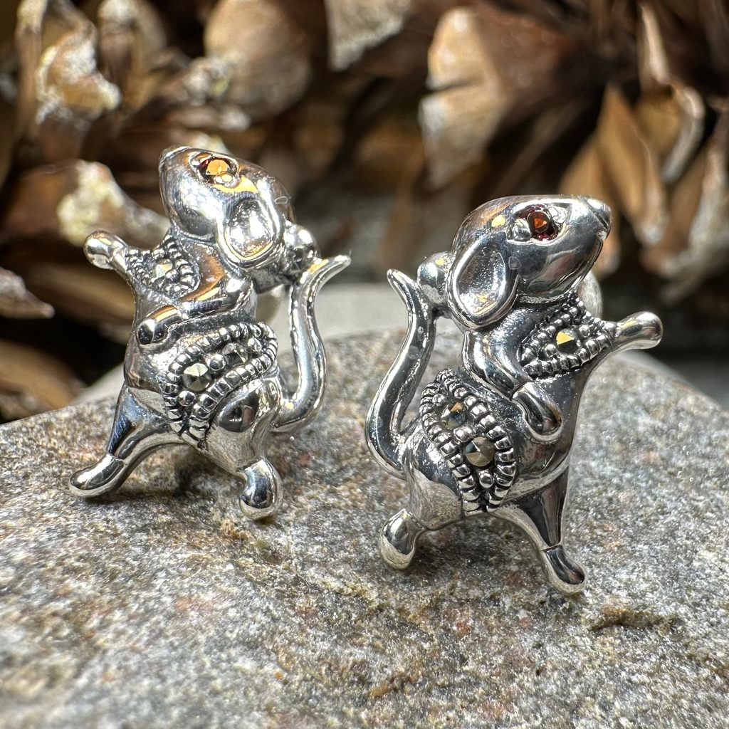 Luch Mouse Post Earrings