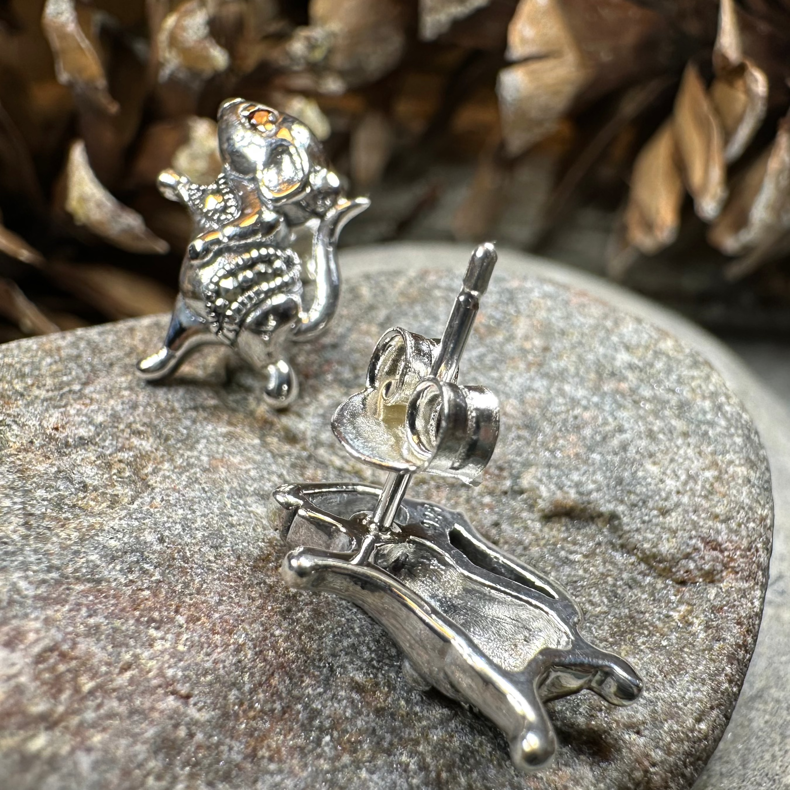 Luch Mouse Post Earrings