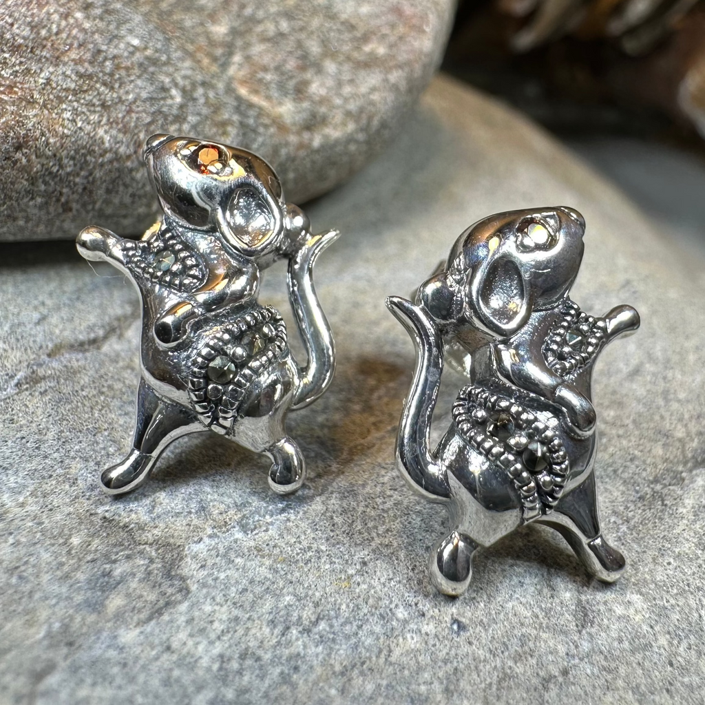 Luch Mouse Post Earrings