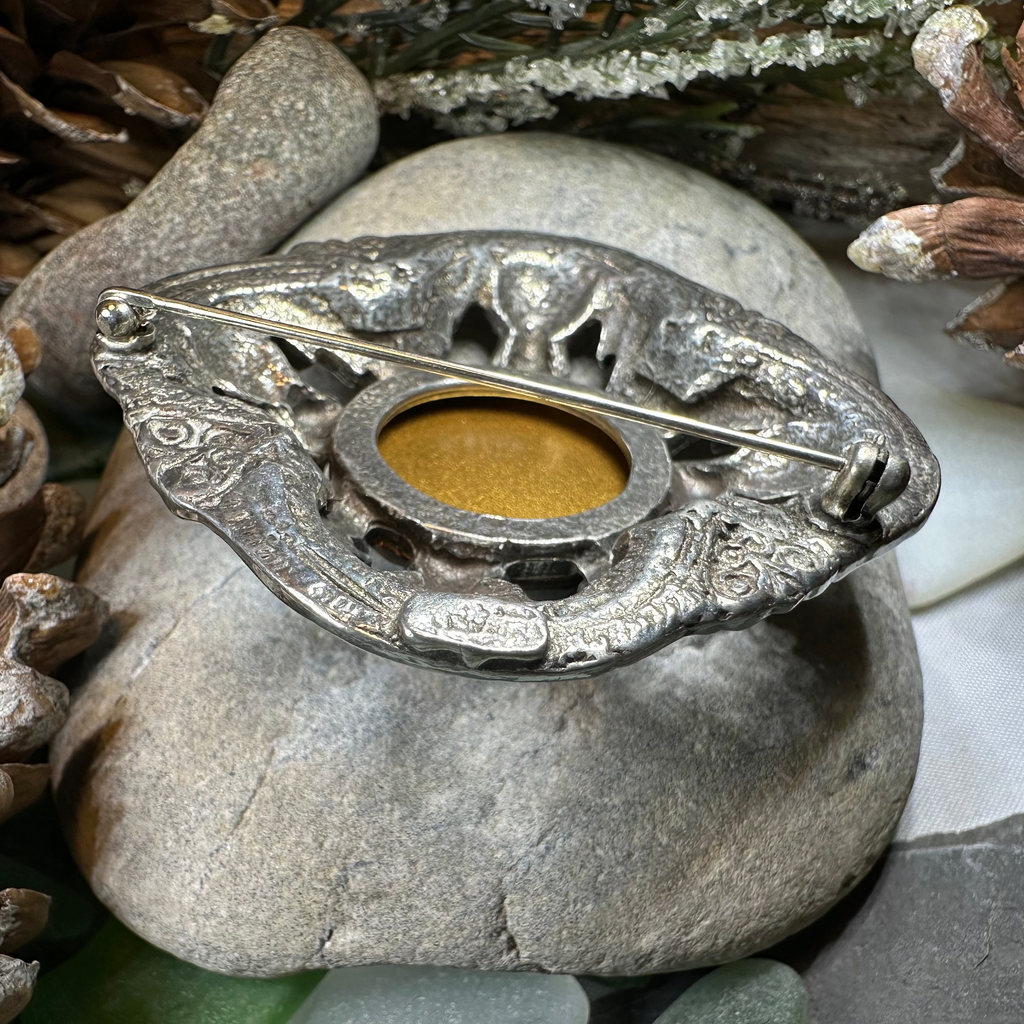 Royal Scottish Thistle Brooch - Handmade in Scotland