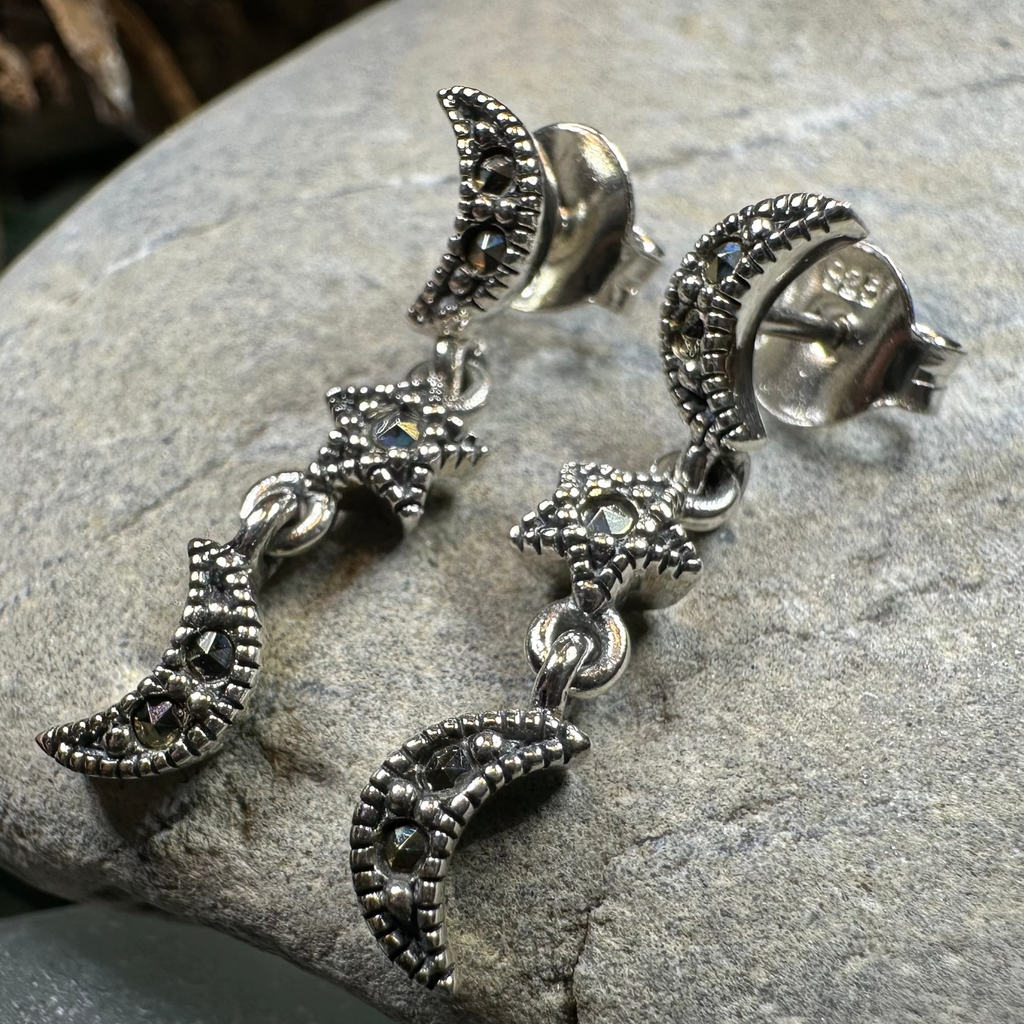 Magical Skies Moon & Stars Stud Earrings