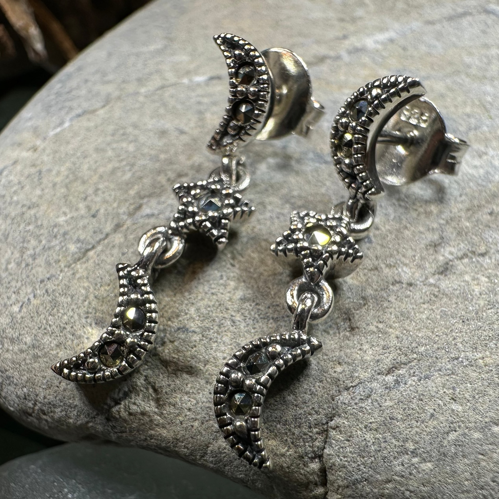 Magical Skies Moon & Stars Stud Earrings