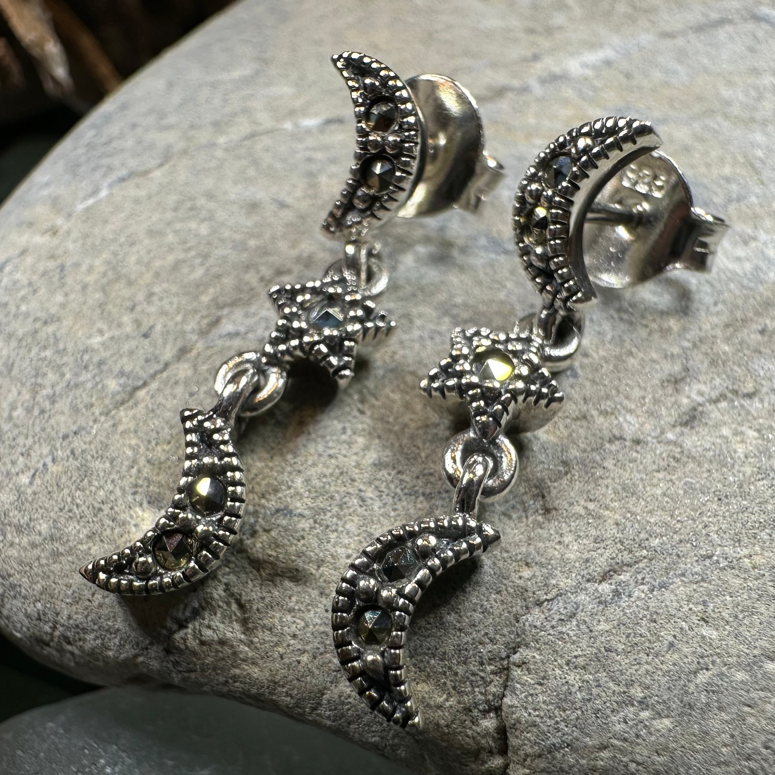 Magical Skies Moon & Stars Stud Earrings