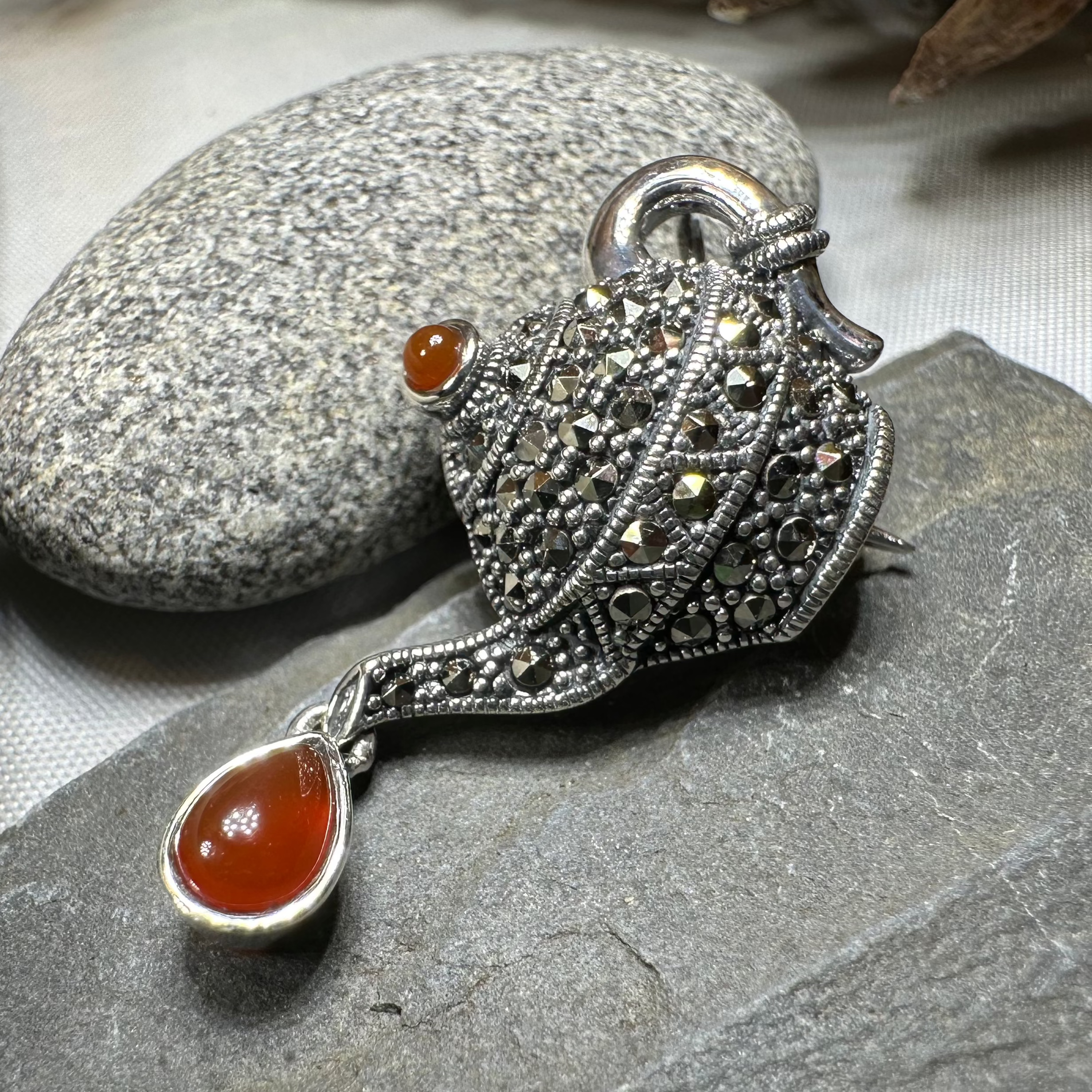 Spot of Tea Teapot Brooch