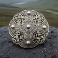 Anglo Saxon Galloway Brooch - Bronze Historical Reproduction Pin
