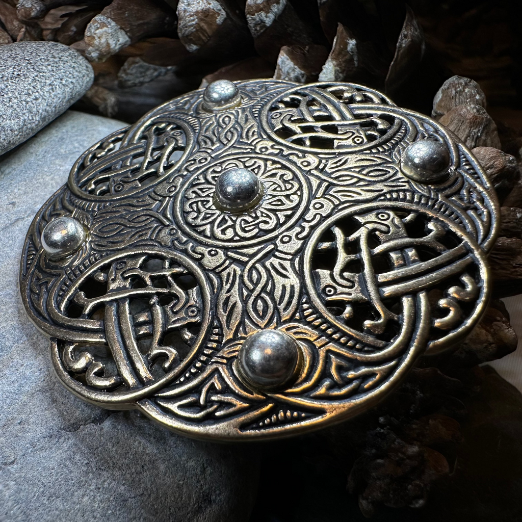 Anglo Saxon Galloway Brooch - Bronze Historical Reproduction Pin