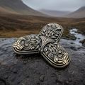 Large Upland Viking Trefoil Brooch - Bronze Historical Reproduction Pin