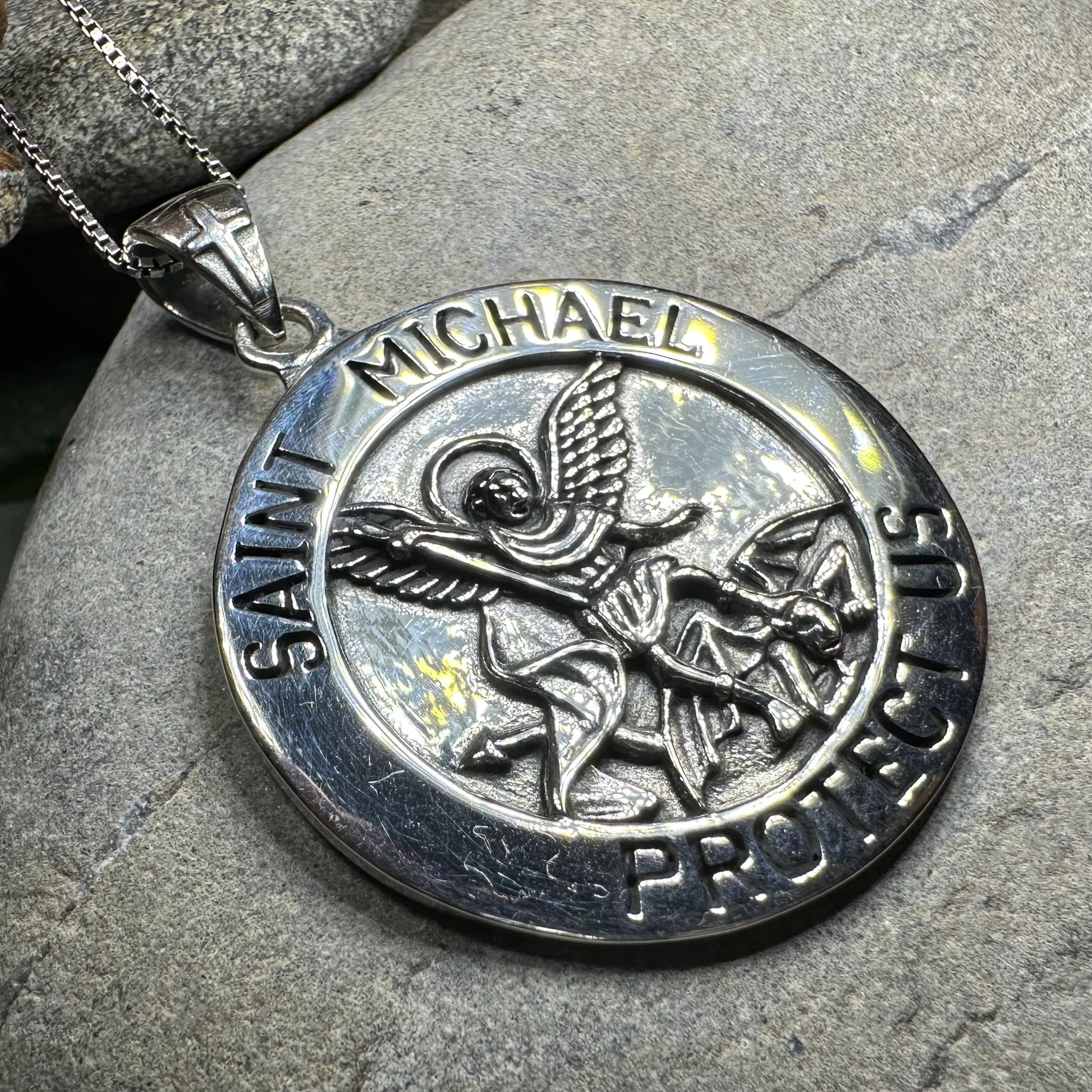Protect Us Saint Michael Pendant