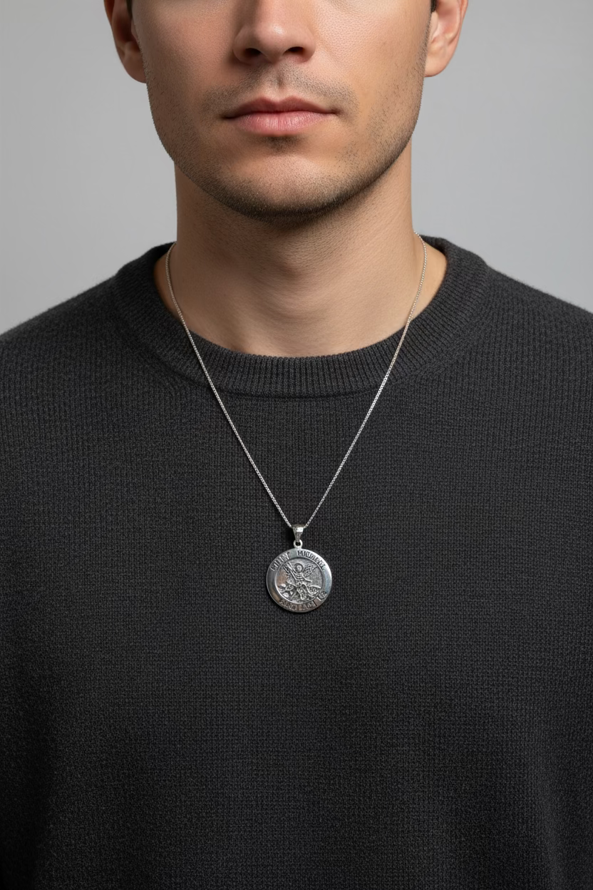 Protect Us Saint Michael Pendant