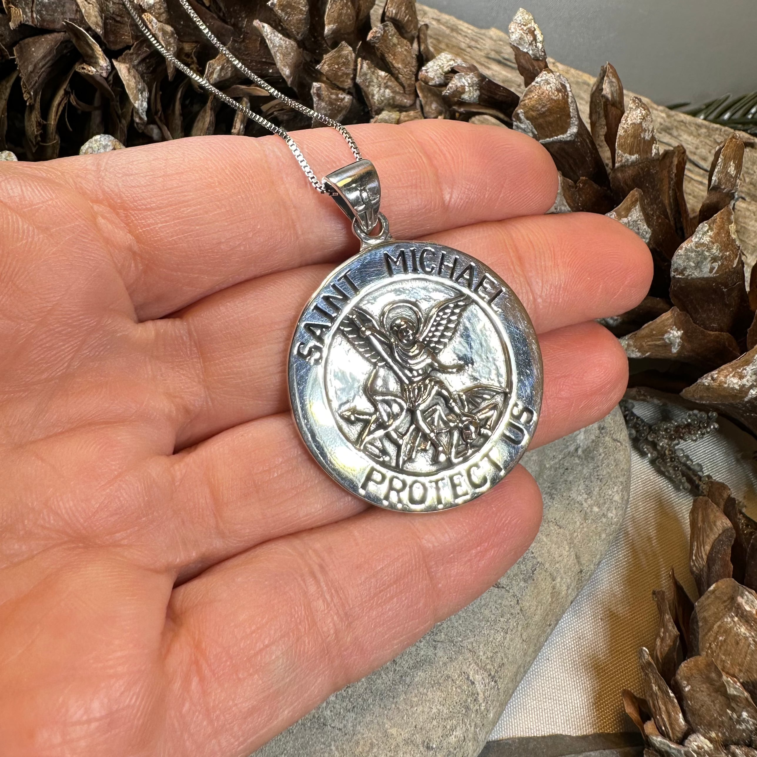 Protect Us Saint Michael Pendant