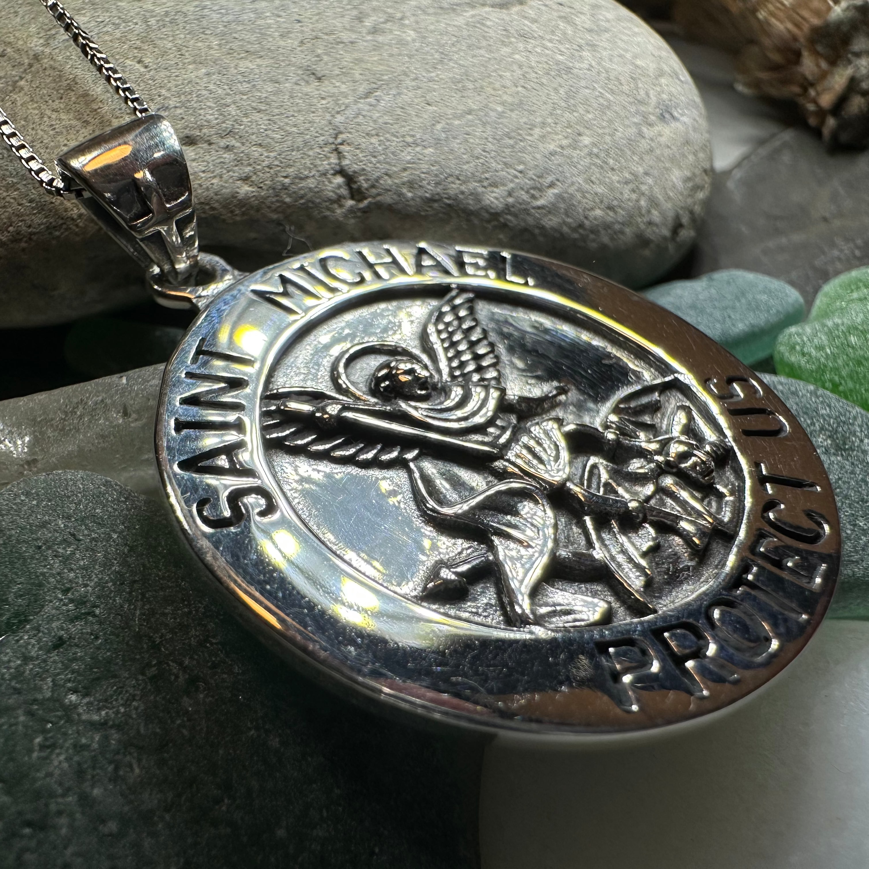 Protect Us Saint Michael Pendant