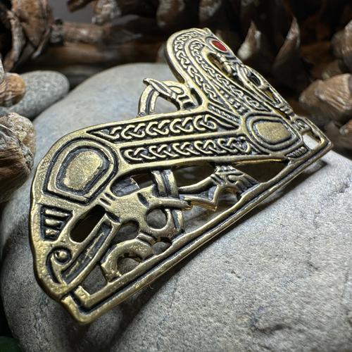 Bronze Viking Horse Brooch