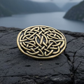 Bronze Infinity Celtic Brooch - Bronze Historical Reproduction Pin