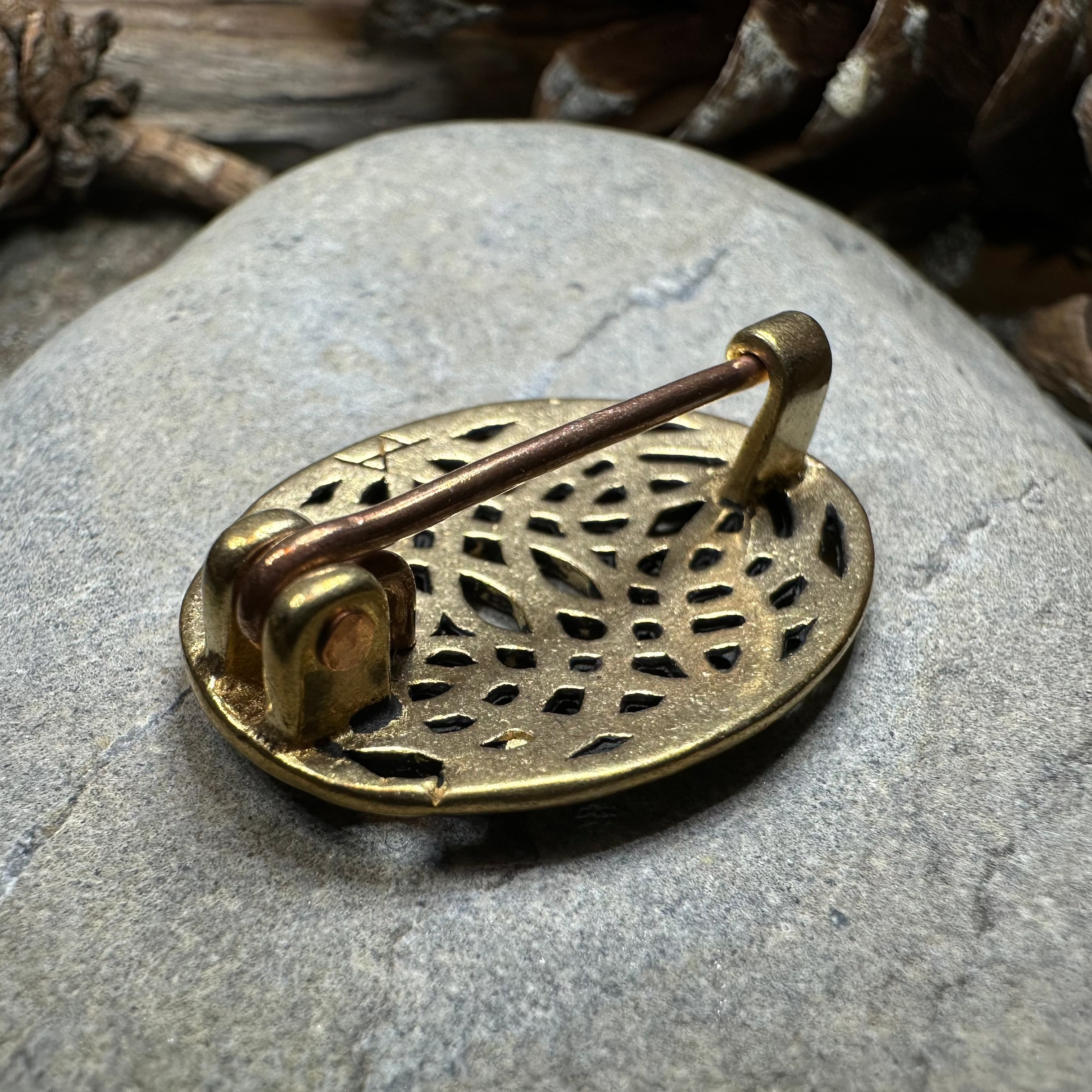 Bronze Infinity Celtic Brooch - Bronze Historical Reproduction Pin