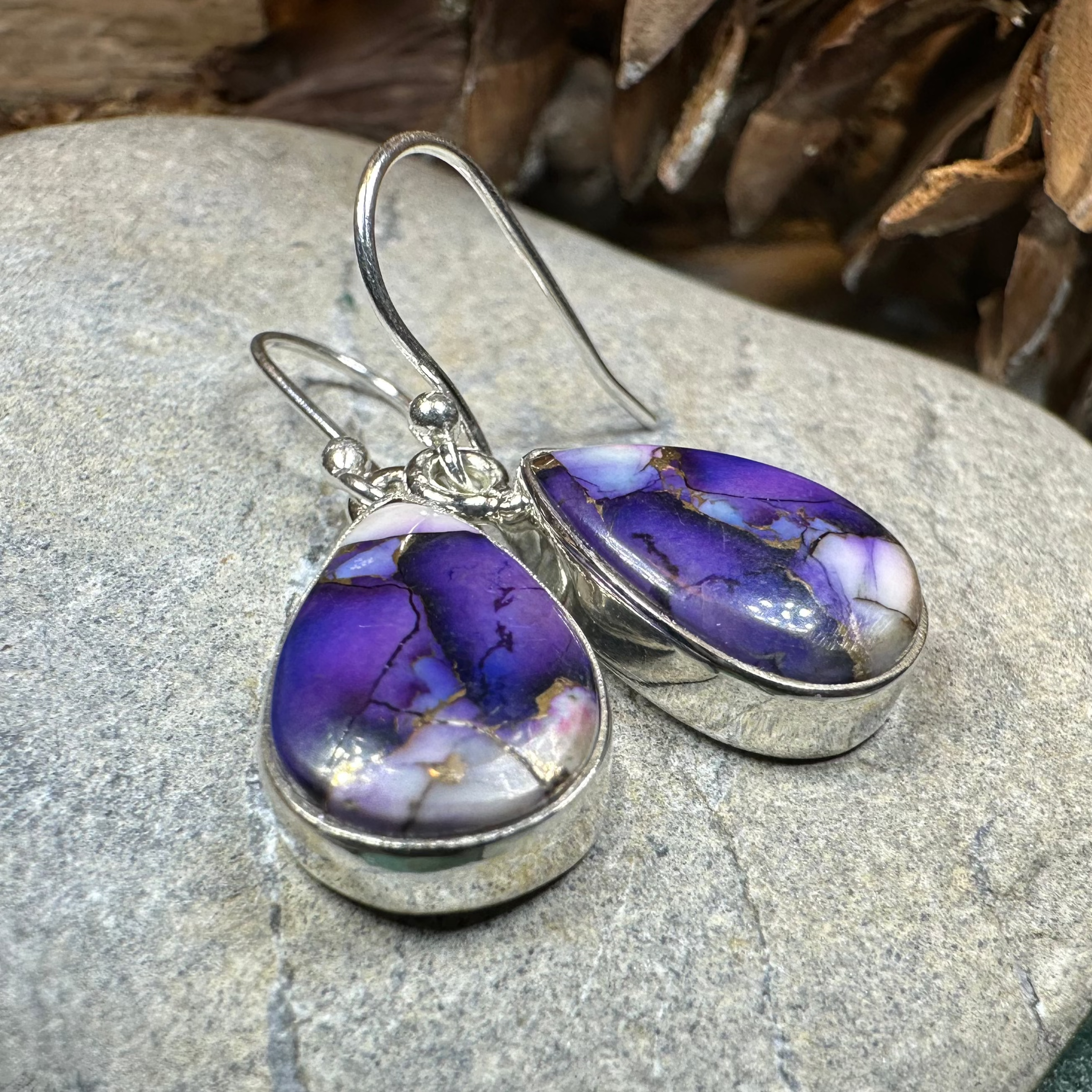 Classic Copper Turquoise Earrings