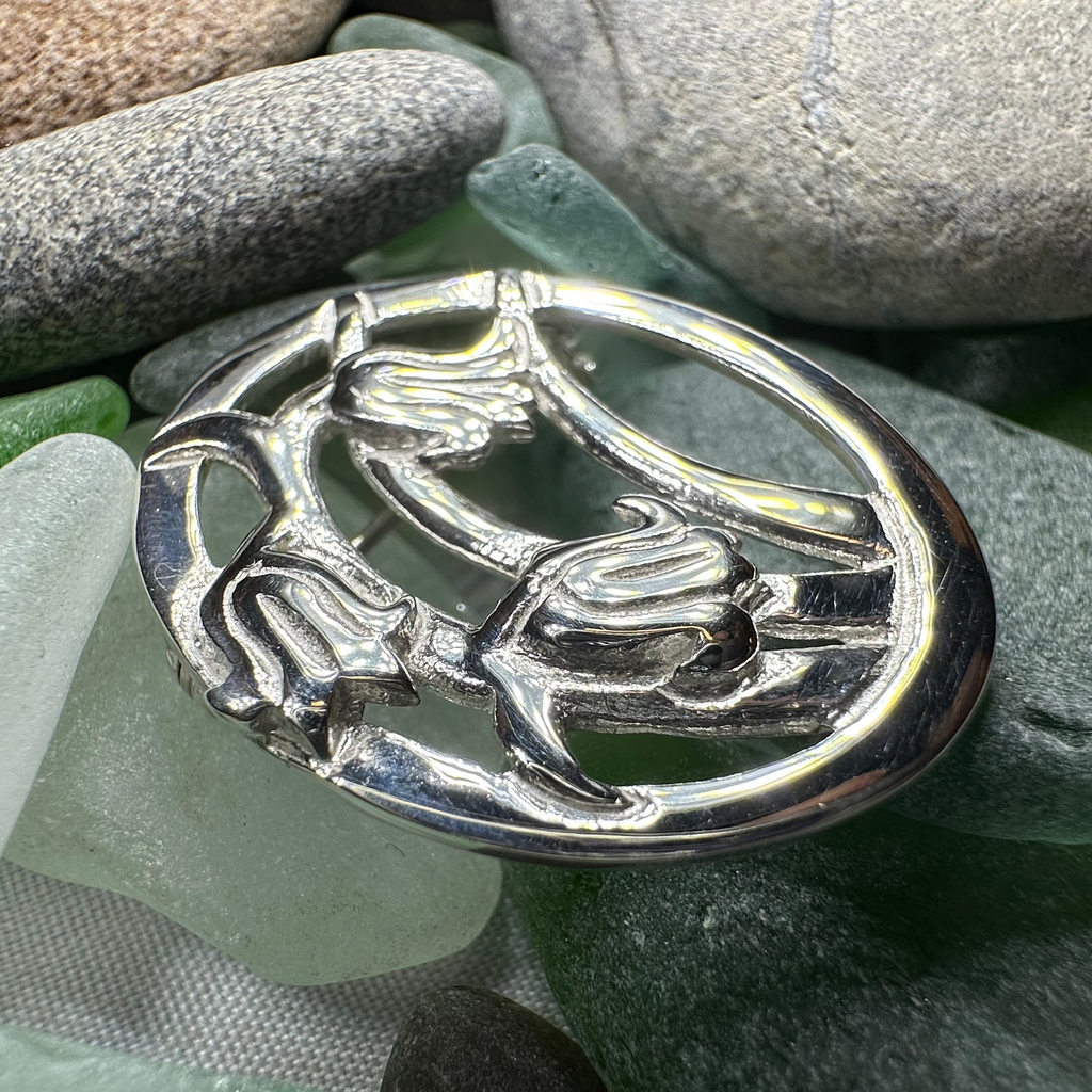 Bonnie Scottish Bluebells Brooch - Handmade in Scotland