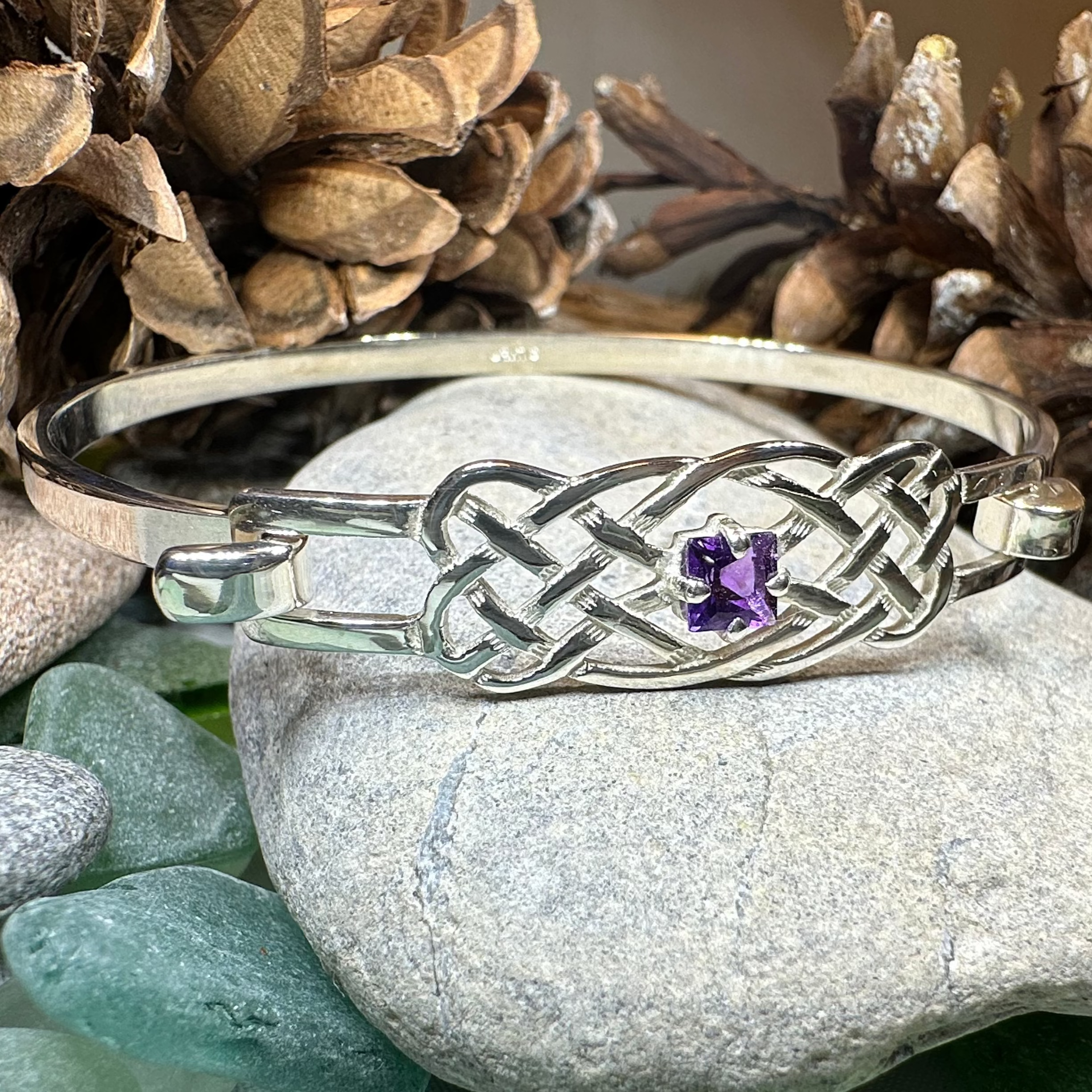 Dunrobin Celtic Knot Bracelet - Handmade in Scotland