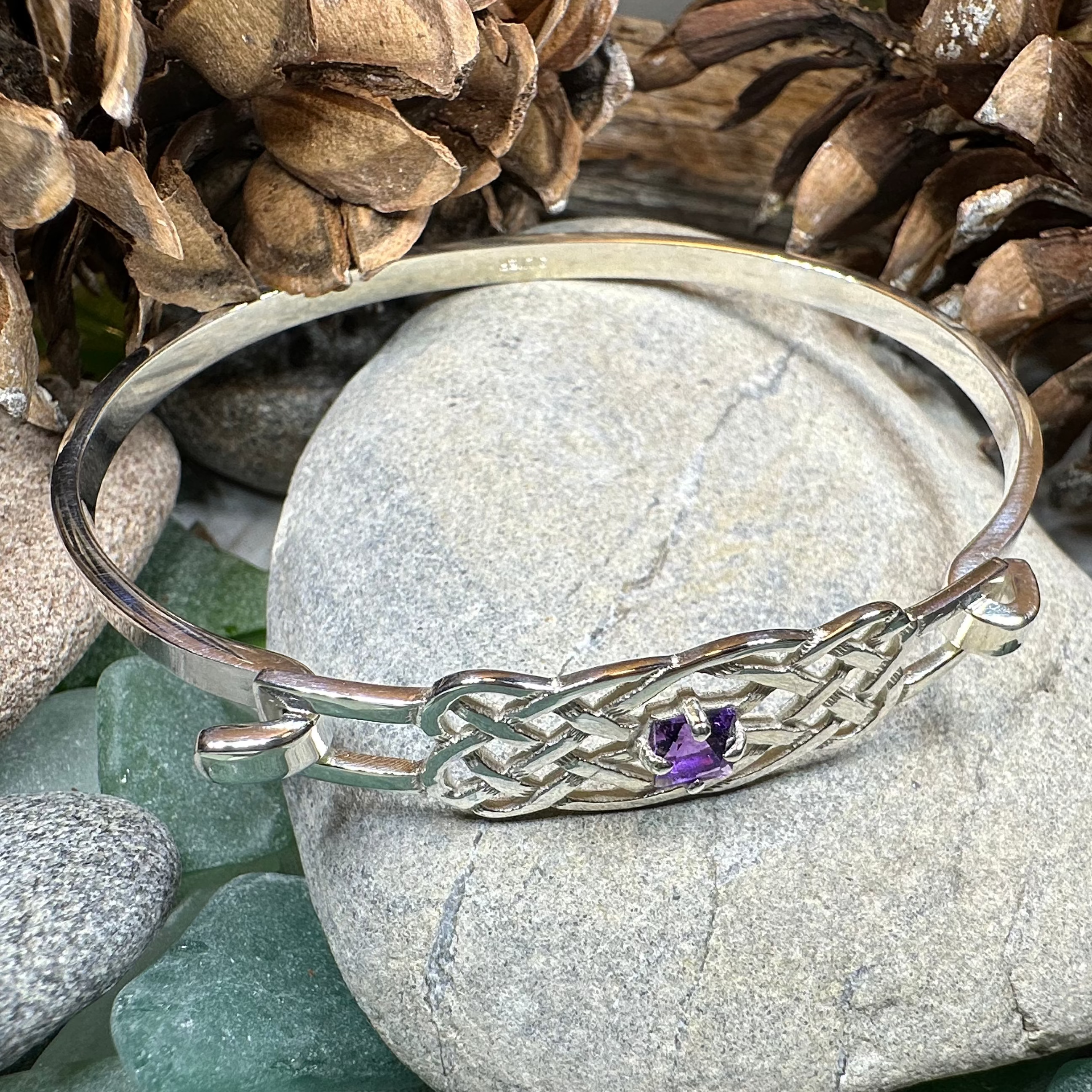 Dunrobin Celtic Knot Bracelet - Handmade in Scotland