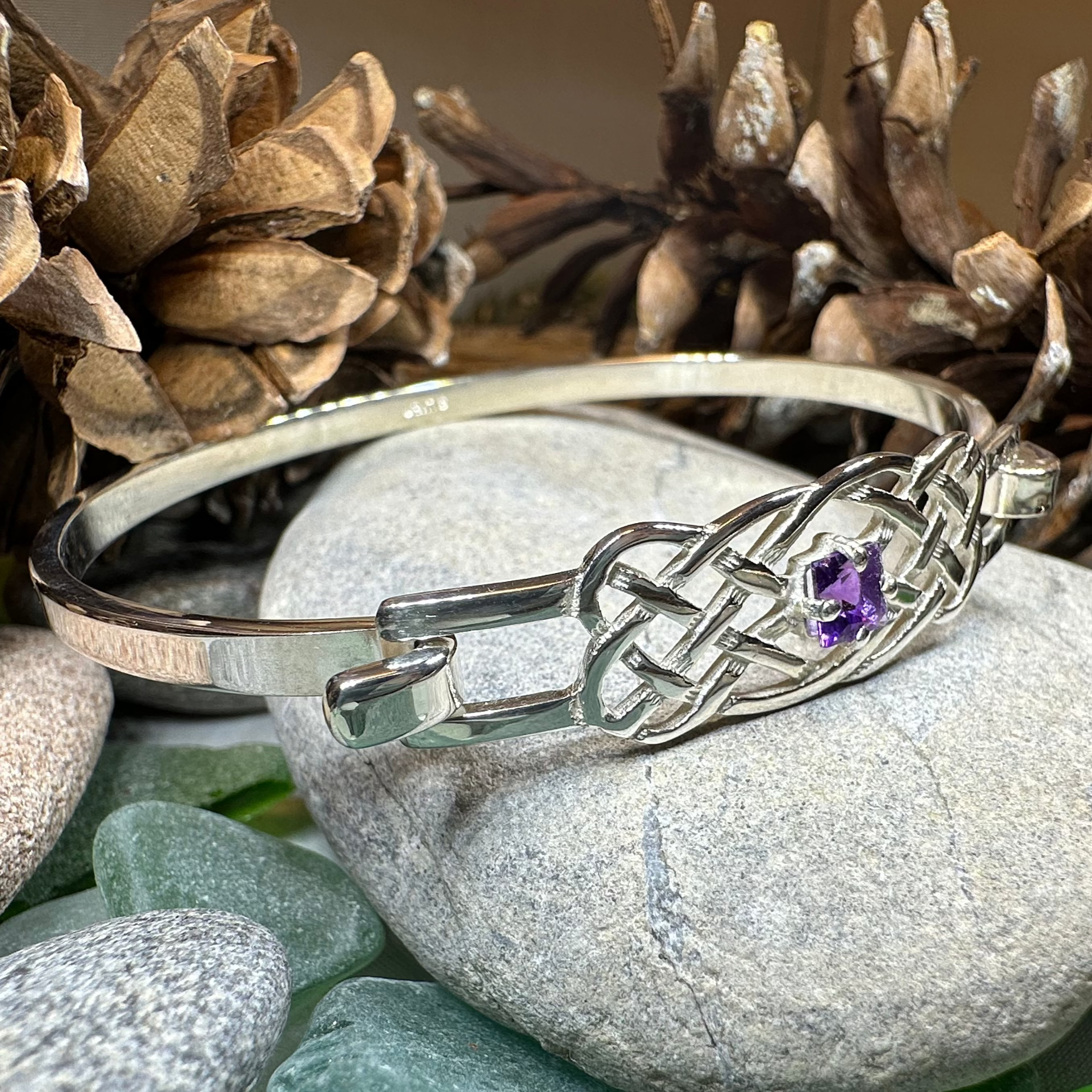 Dunrobin Celtic Knot Bracelet - Handmade in Scotland