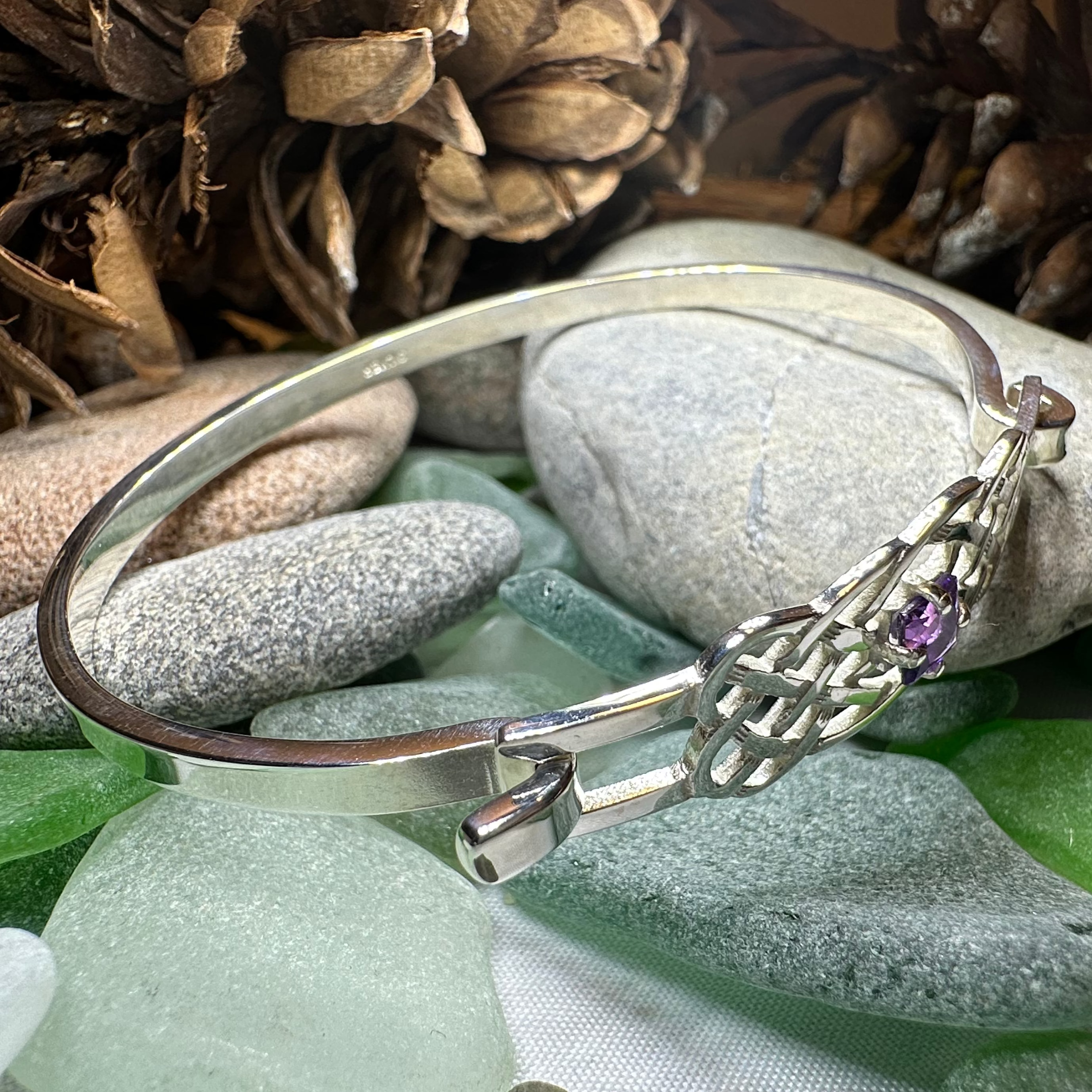 Dunrobin Celtic Knot Bracelet - Handmade in Scotland
