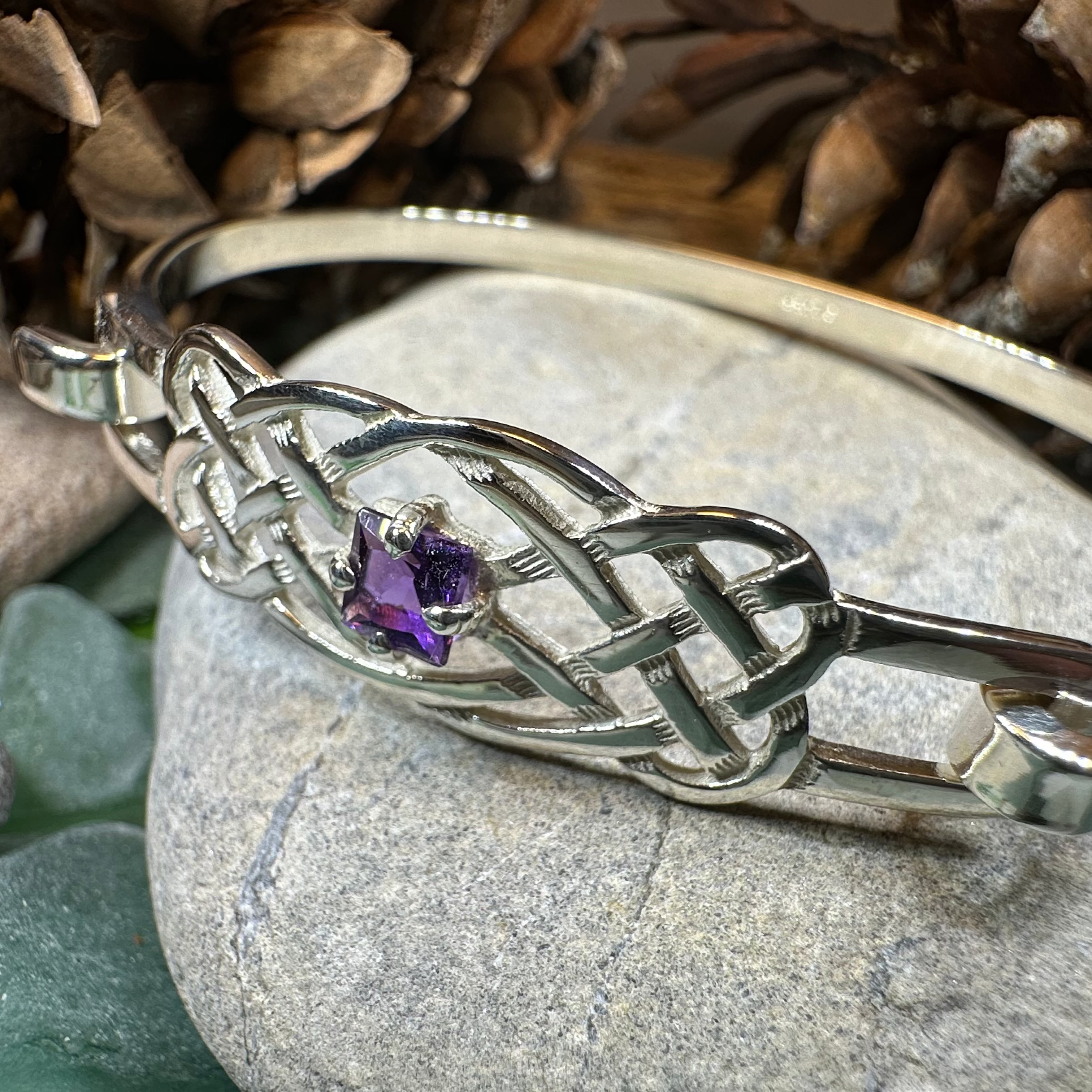 Dunrobin Celtic Knot Bracelet - Handmade in Scotland