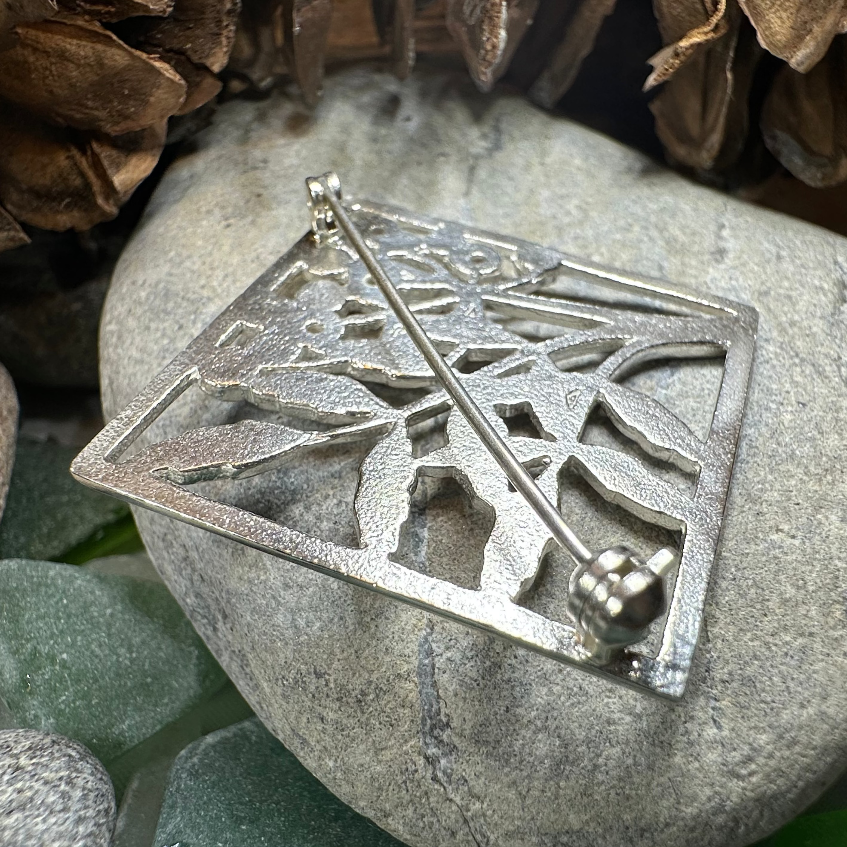 Scottish Rowan Tree of Life Brooch - Handmade in Scotland