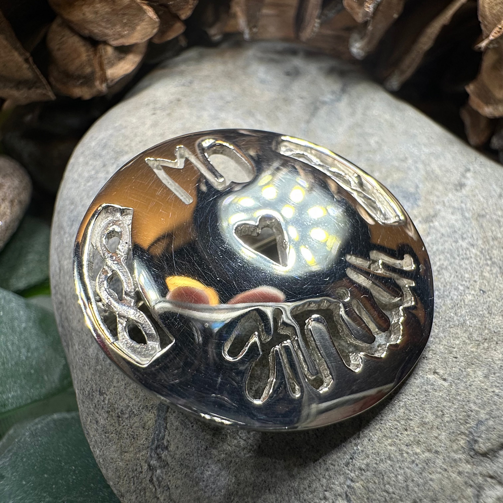 Scottish Gaelic "My Darling" Brooch - Handmade in Scotland
