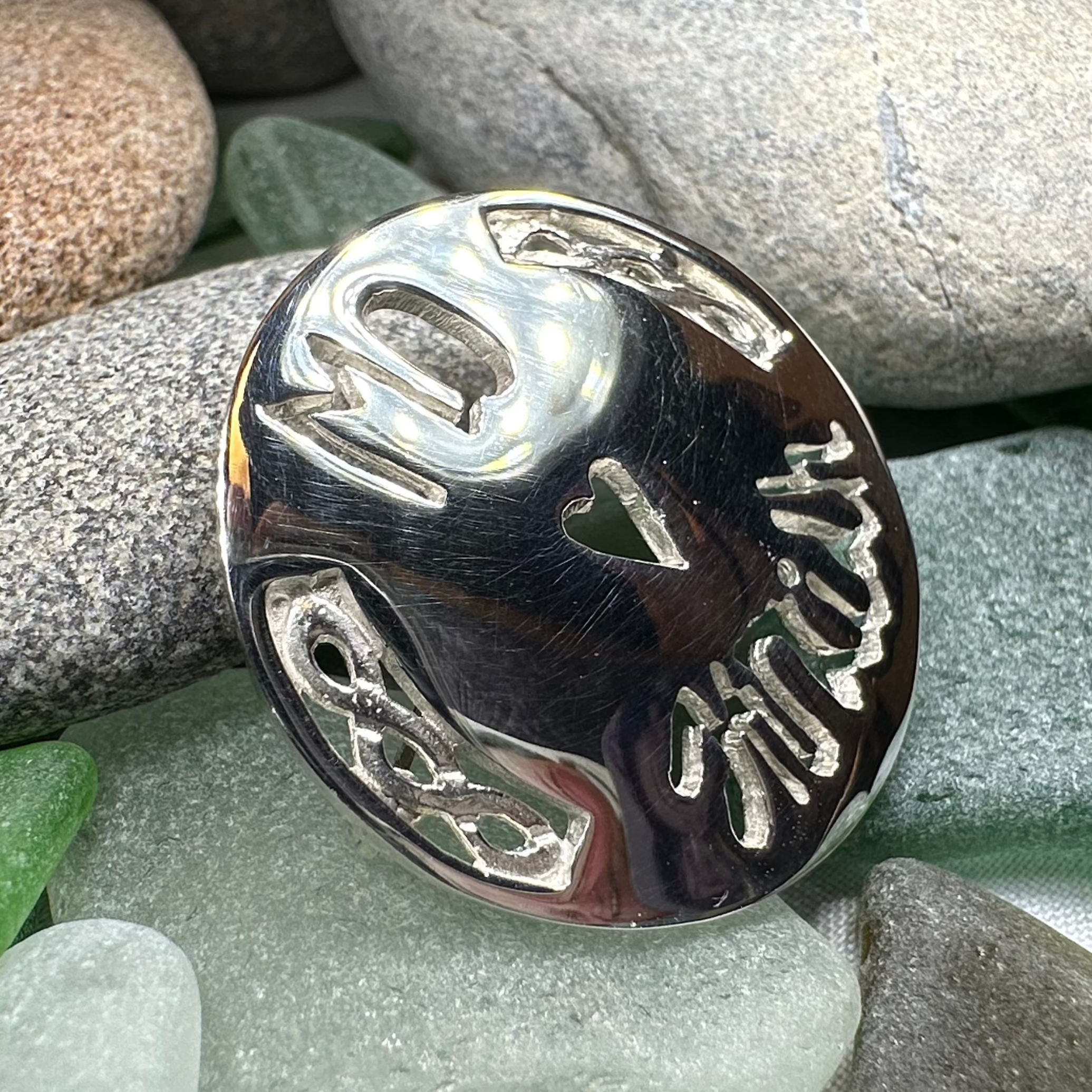 Scottish Gaelic "My Darling" Brooch - Handmade in Scotland