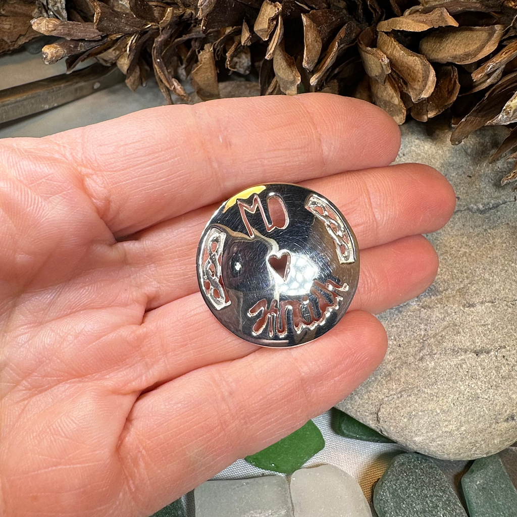 Scottish Gaelic "My Darling" Brooch - Handmade in Scotland