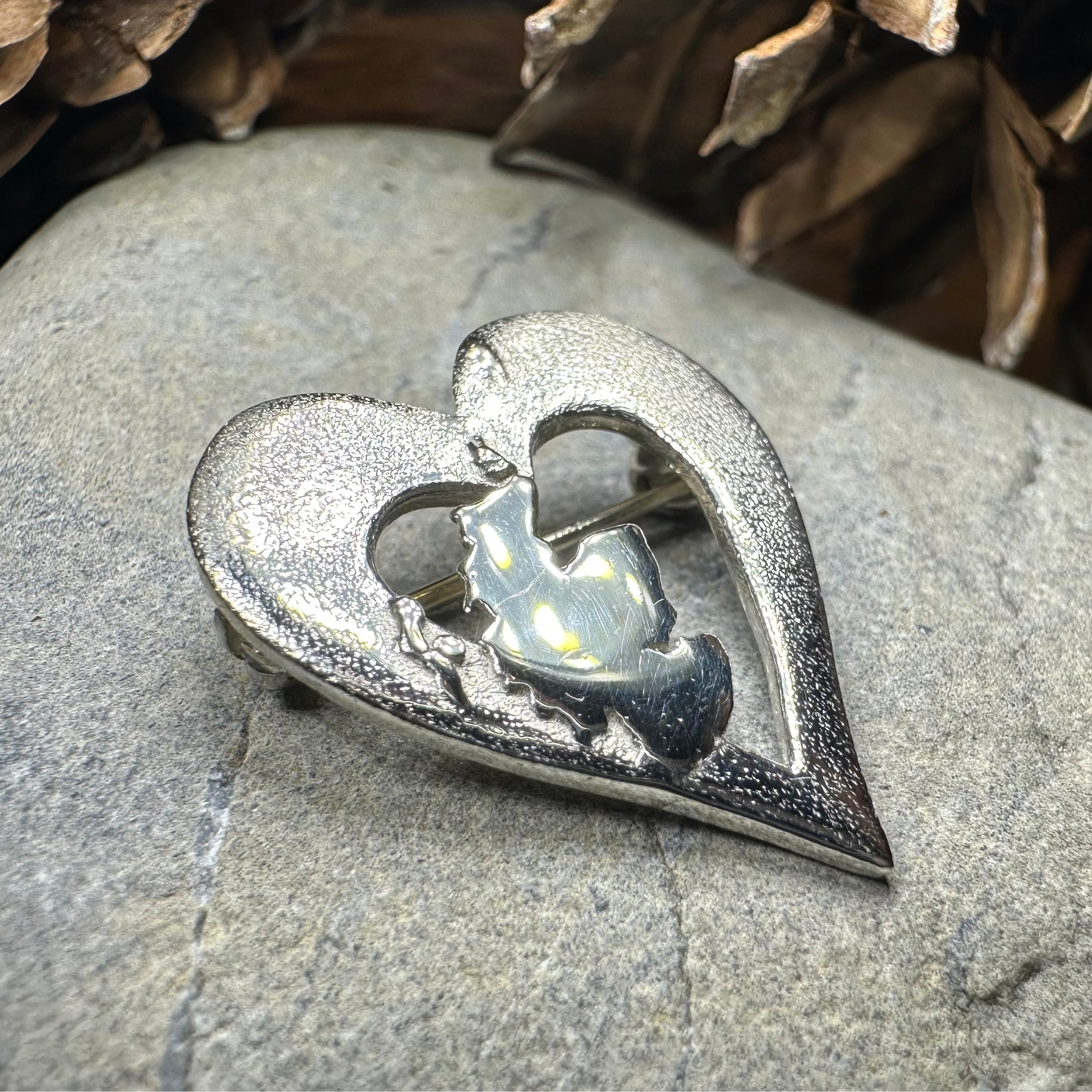 Scotland Forever Sterling Silver Brooch - Handmade in Scotland
