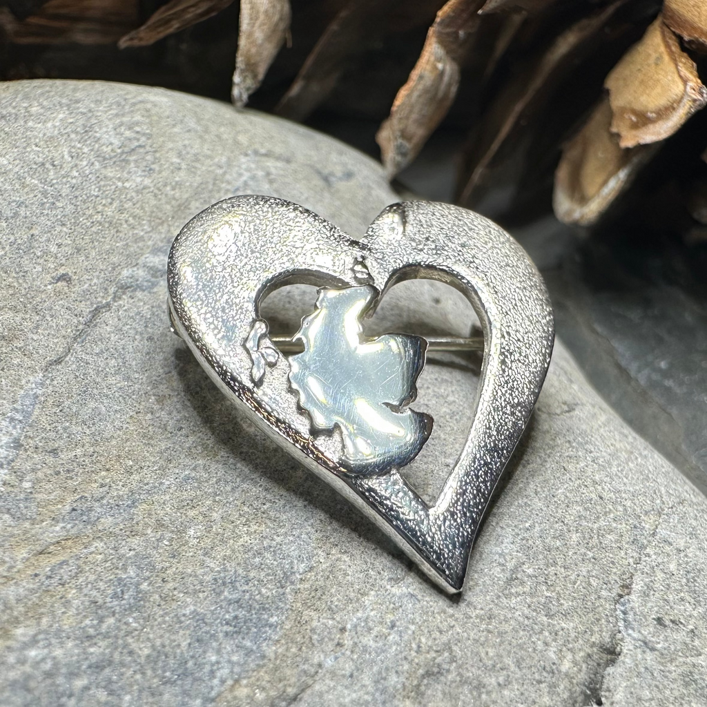 Scotland Forever Sterling Silver Brooch - Handmade in Scotland