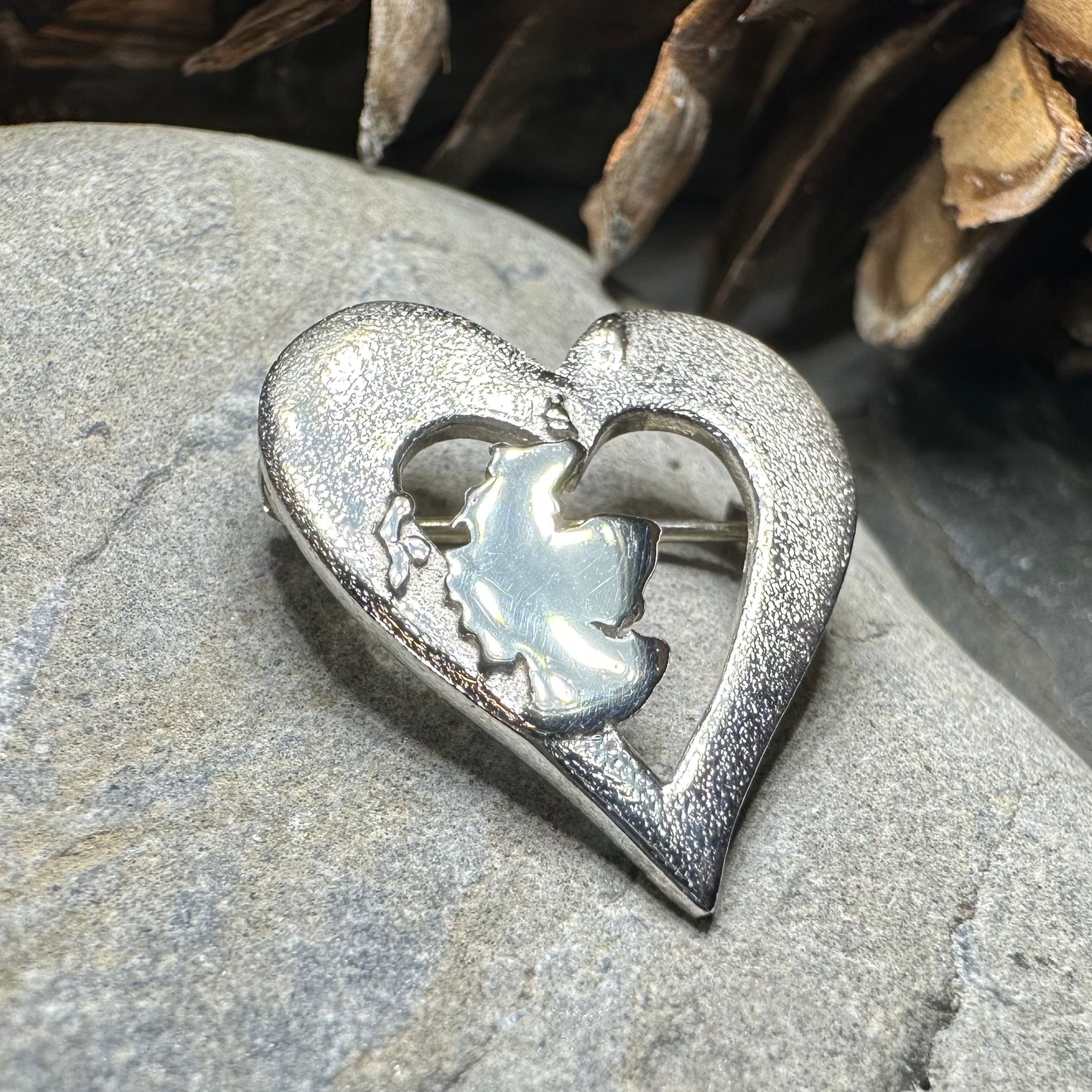Scotland Forever Sterling Silver Brooch - Handmade in Scotland