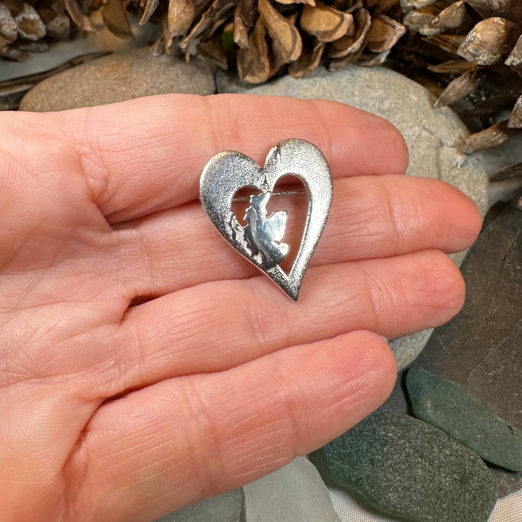 Scotland Forever Sterling Silver Brooch - Handmade in Scotland