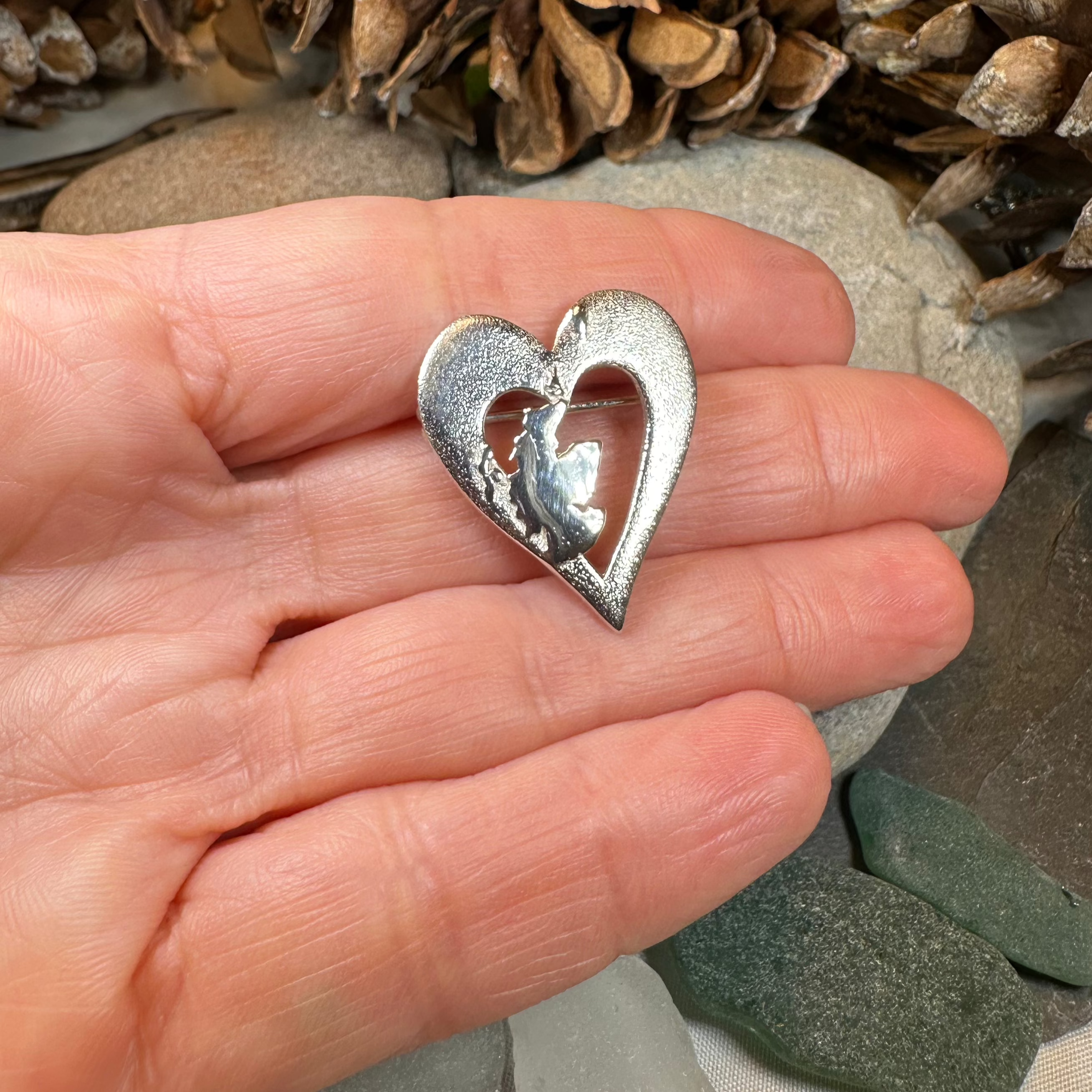 Scotland Forever Sterling Silver Brooch - Handmade in Scotland