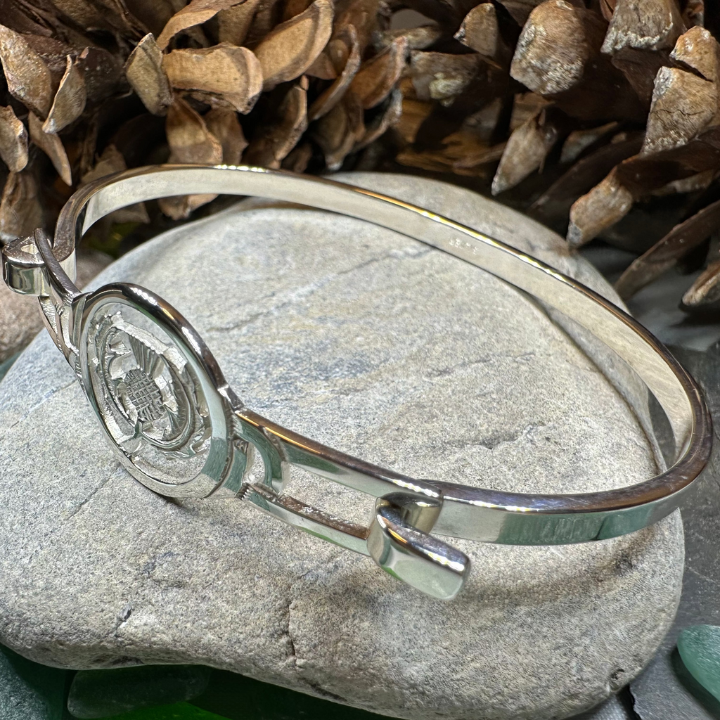 Laphroaig Scottish Thistle Bracelet - Handmade in Scotland