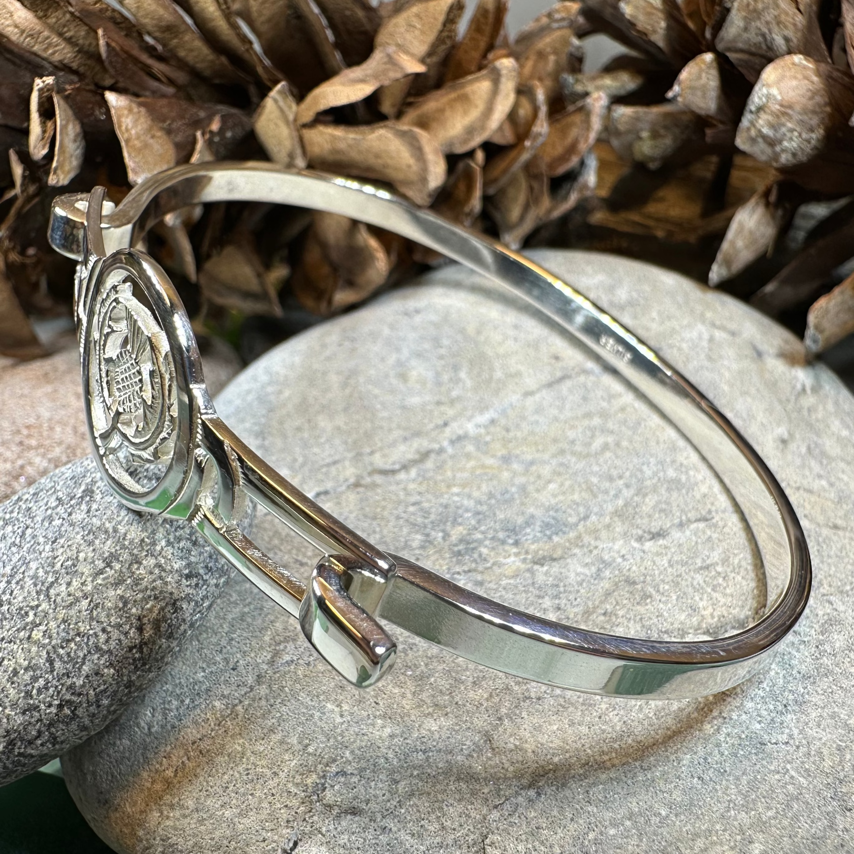 Laphroaig Scottish Thistle Bracelet - Handmade in Scotland