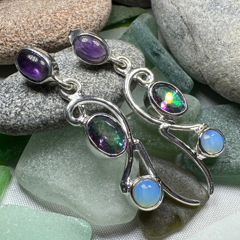 Fairy Waterfall Mystic Topaz Earrings